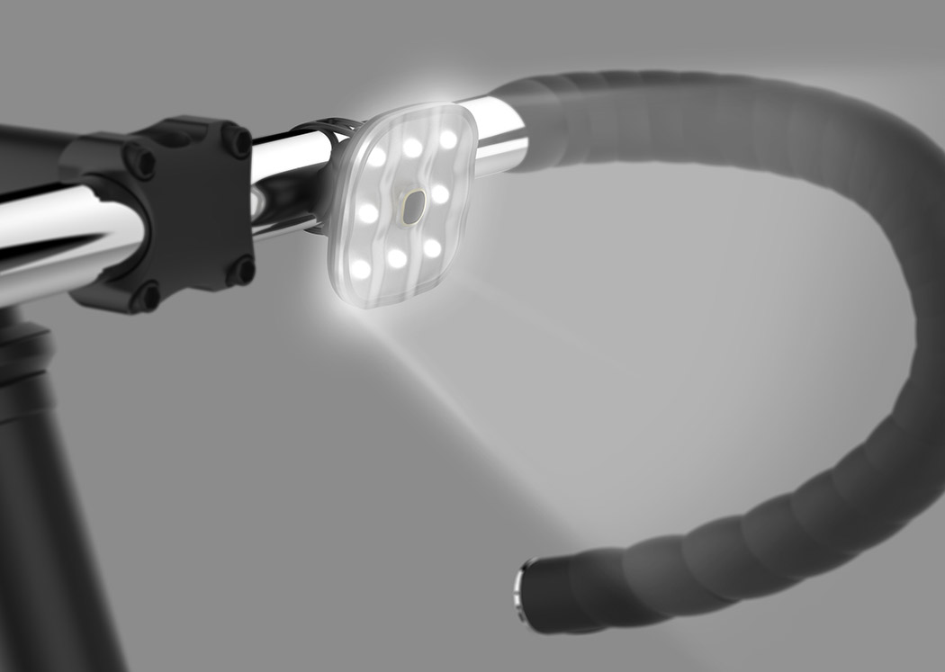 blink，Bicycle lamp，black，product design，