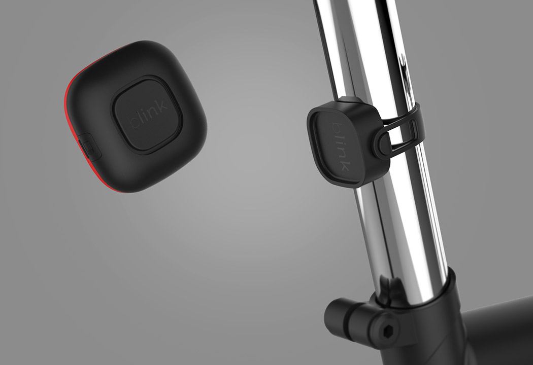 blink，Bicycle lamp，black，product design，