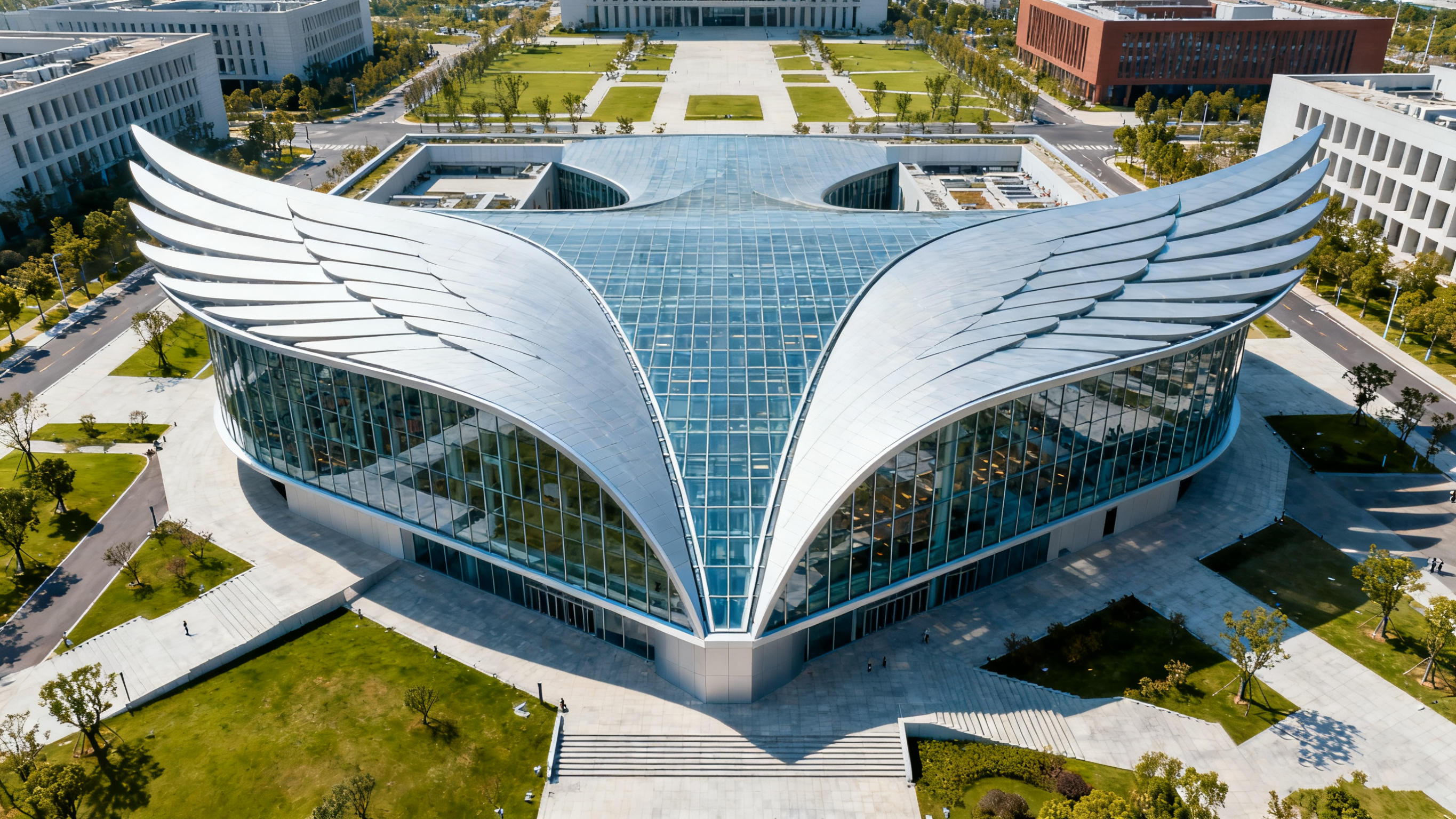 Architectural Design of Oriental Phoenix Library，