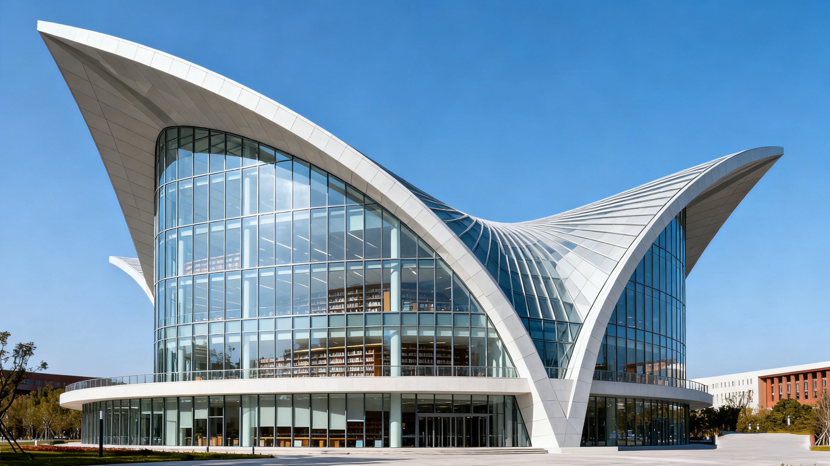 Architectural Design of Oriental Phoenix Library，