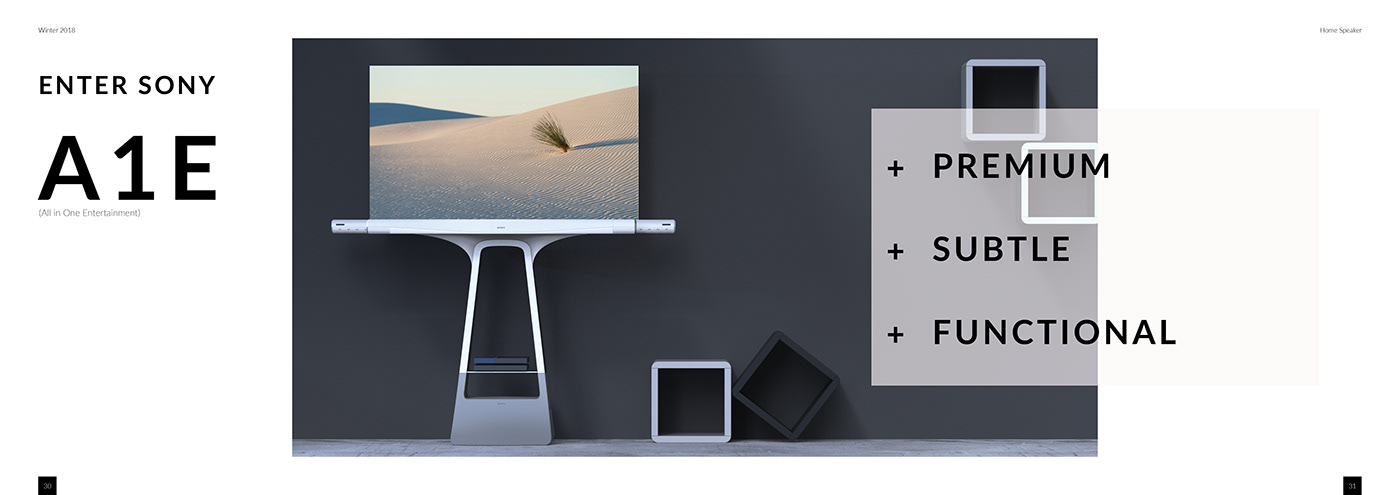 Sony A1E，Interior design，