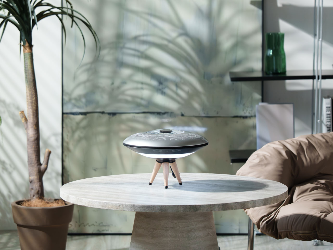 Ferromagnetic fluid，Visual Music，Bluetooth audio，Desktop Art，Black Technology，