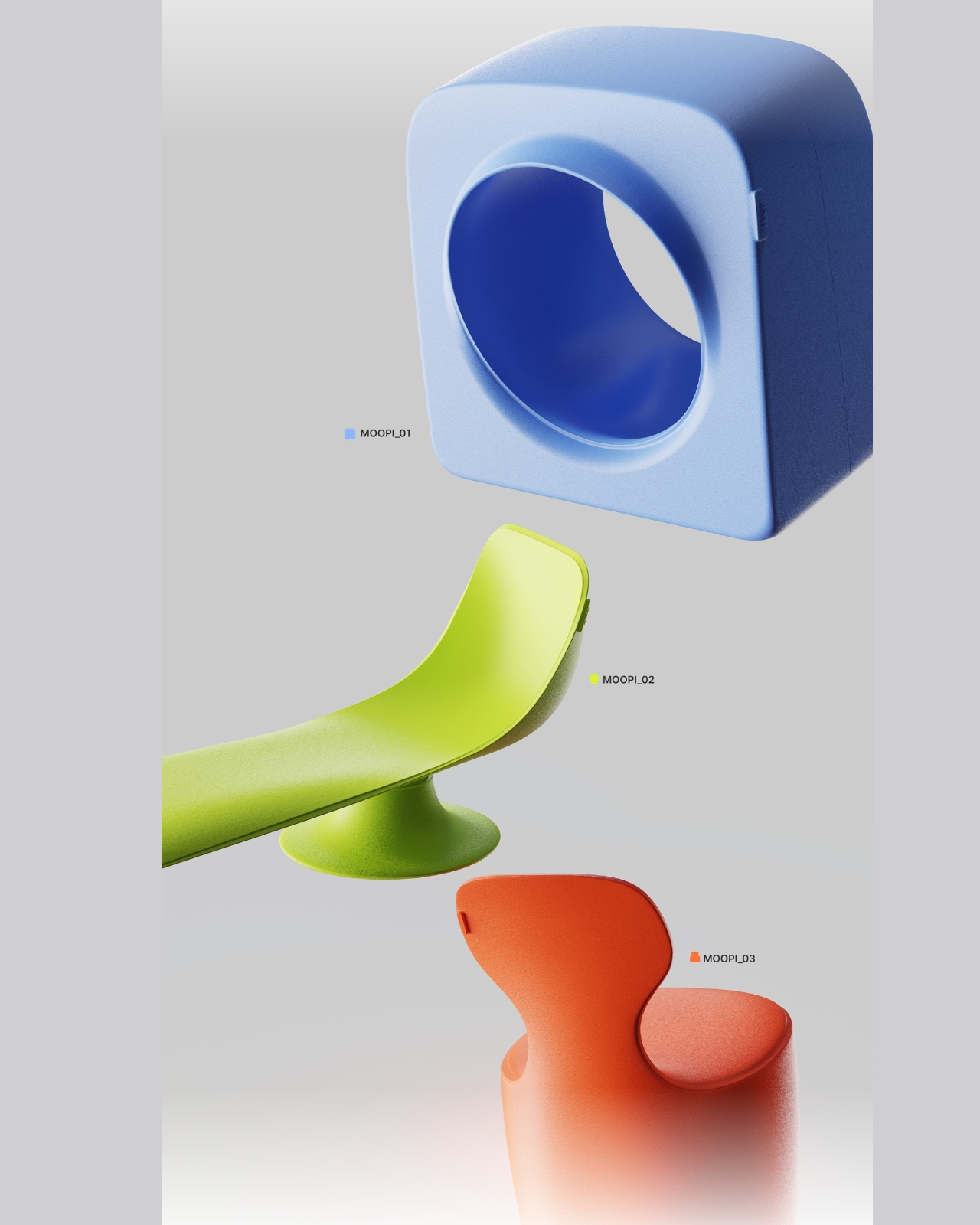 Childhood memory，chair，Rotatable，interactive quality，Environmental protection design，