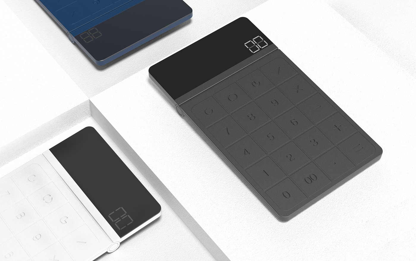 black，desktop，to work in an office，Clock，Calculator，