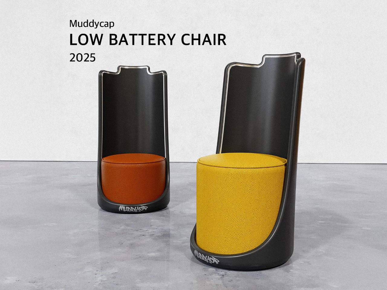 Quirky Furniture，Modern design，Red battery strip，Power Inspiration，humor，