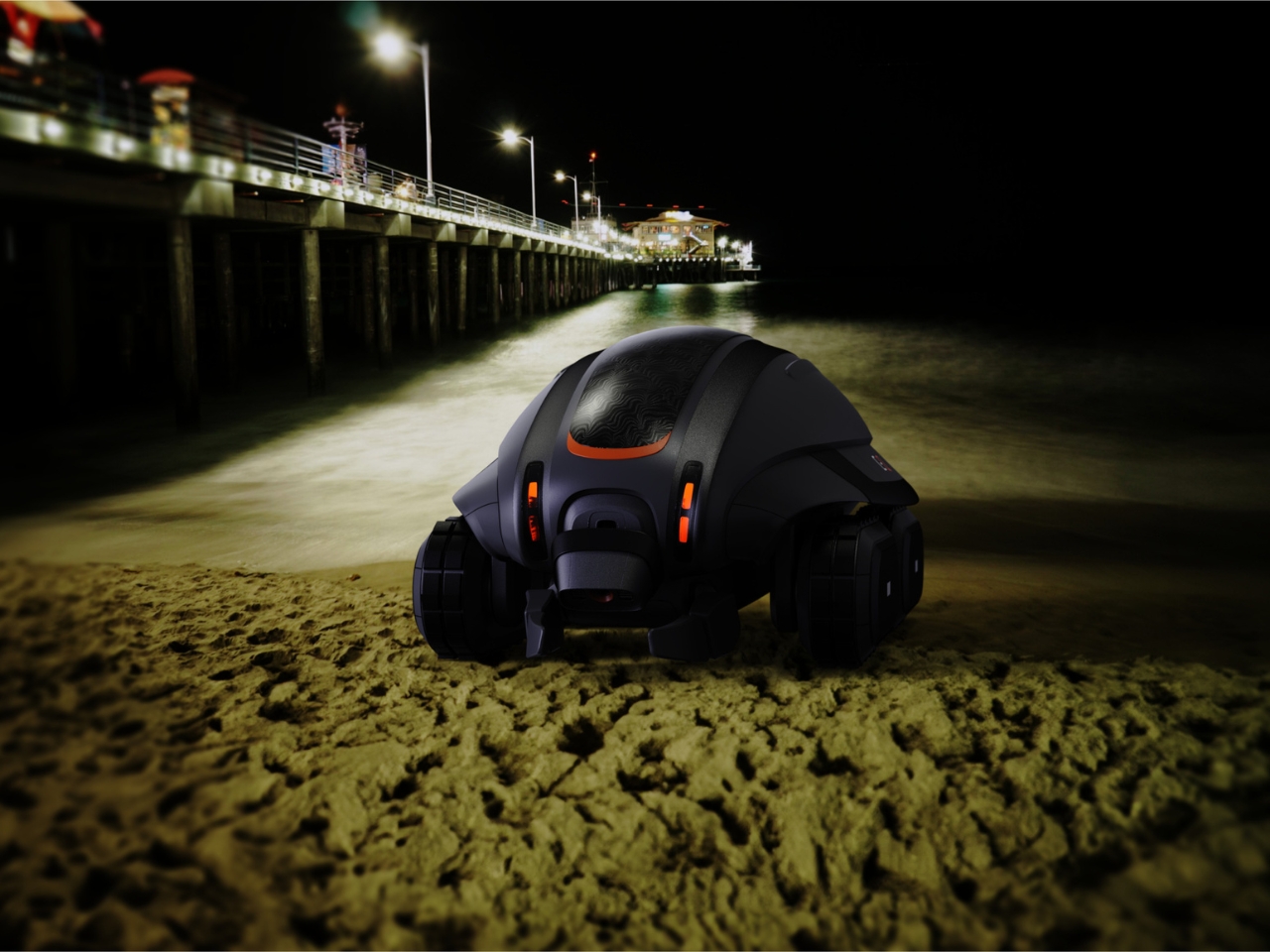 Coastal governance，C- Q sand robot，autonomous sand transport，Ecological protection，oceanographic engineering，