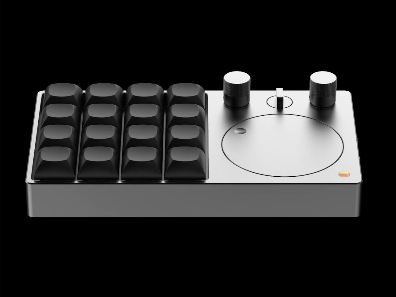 Double platform，Aluminum alloy CNC，BNK-16，Macro Keyboard，Haptic Knob，