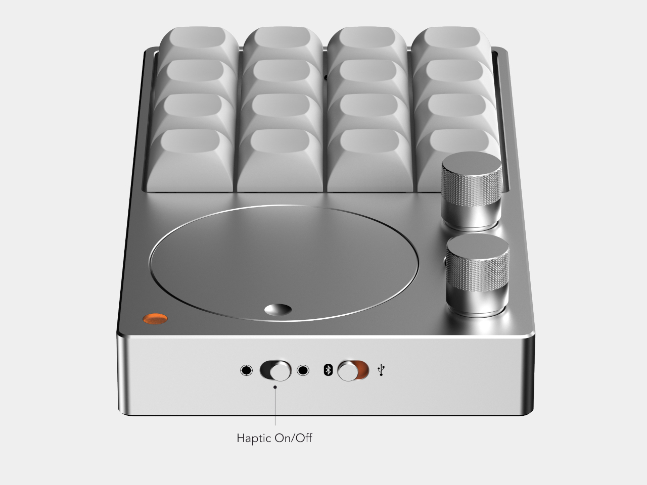 Double platform，Aluminum alloy CNC，BNK-16，Macro Keyboard，Haptic Knob，