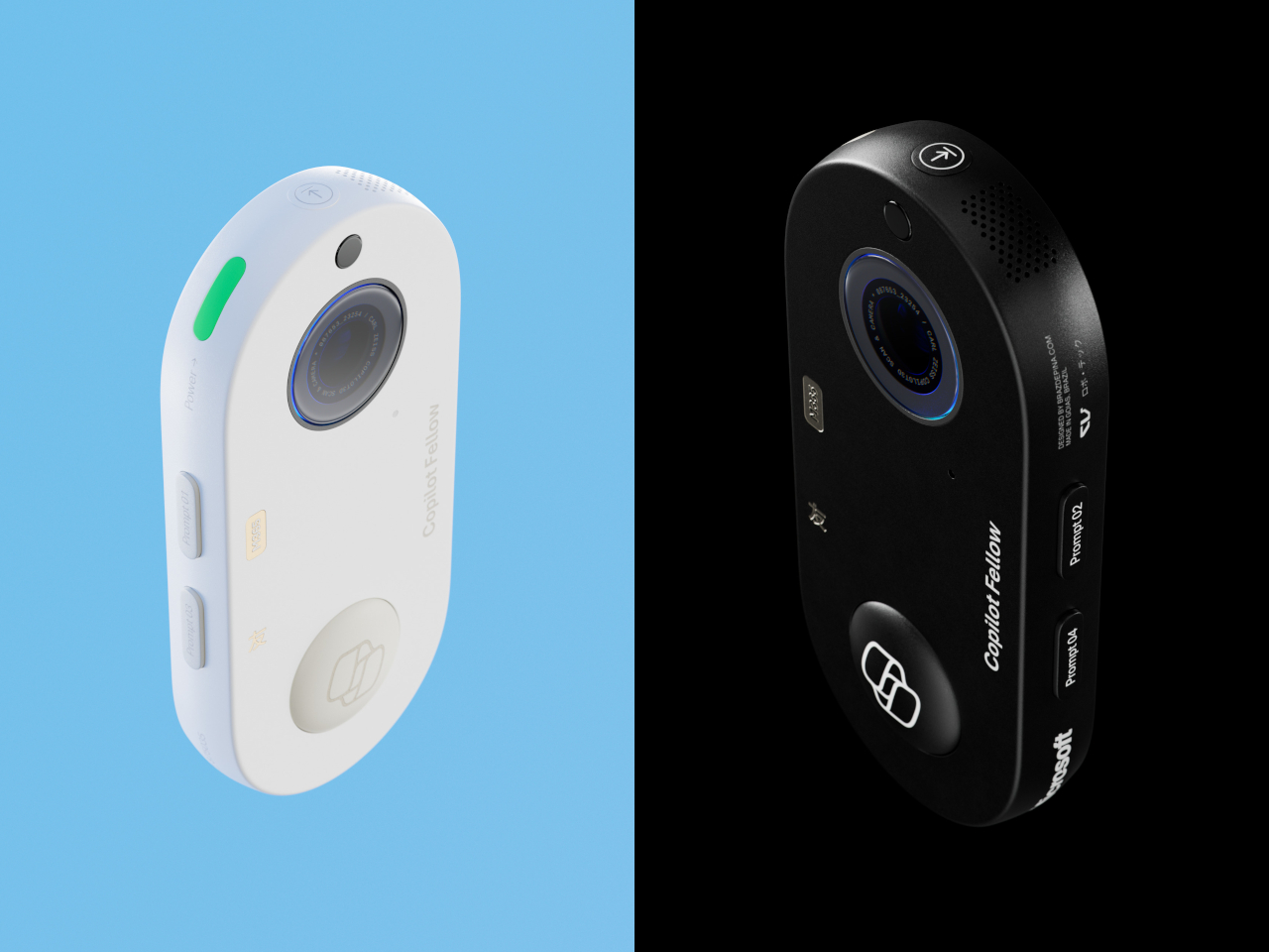 Magnetic suction，Modular design，Copilot Fellow，AI pendant，emotional companionship，