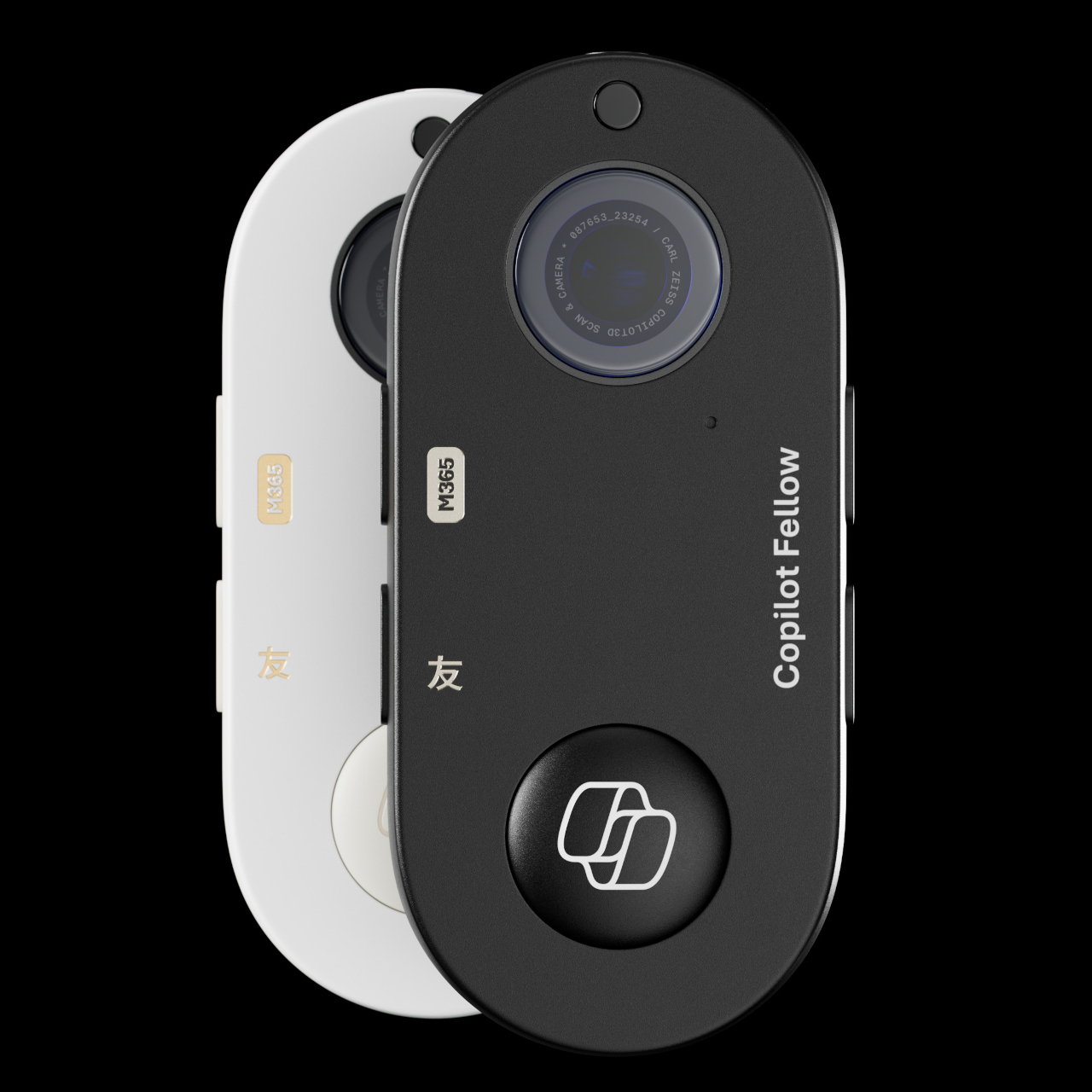 Magnetic suction，Modular design，Copilot Fellow，AI pendant，emotional companionship，