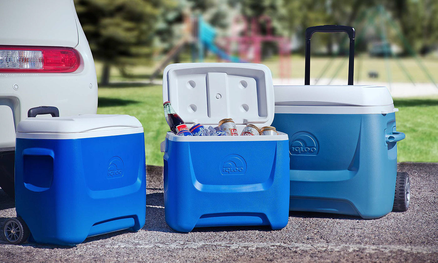 cooler，outdoors，blue，