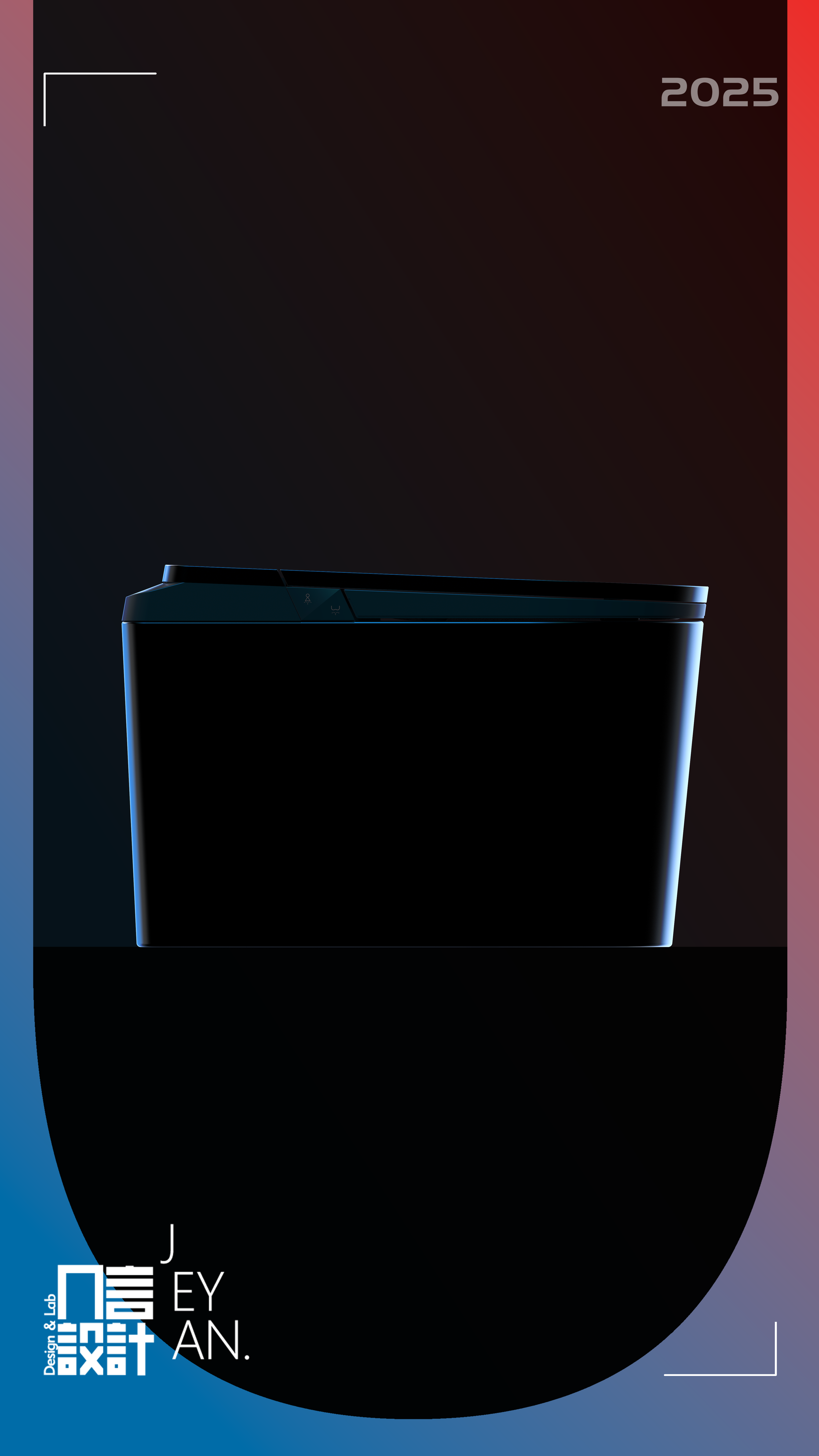 Intelligent toilet，Bathroom design，industrial design，product design，