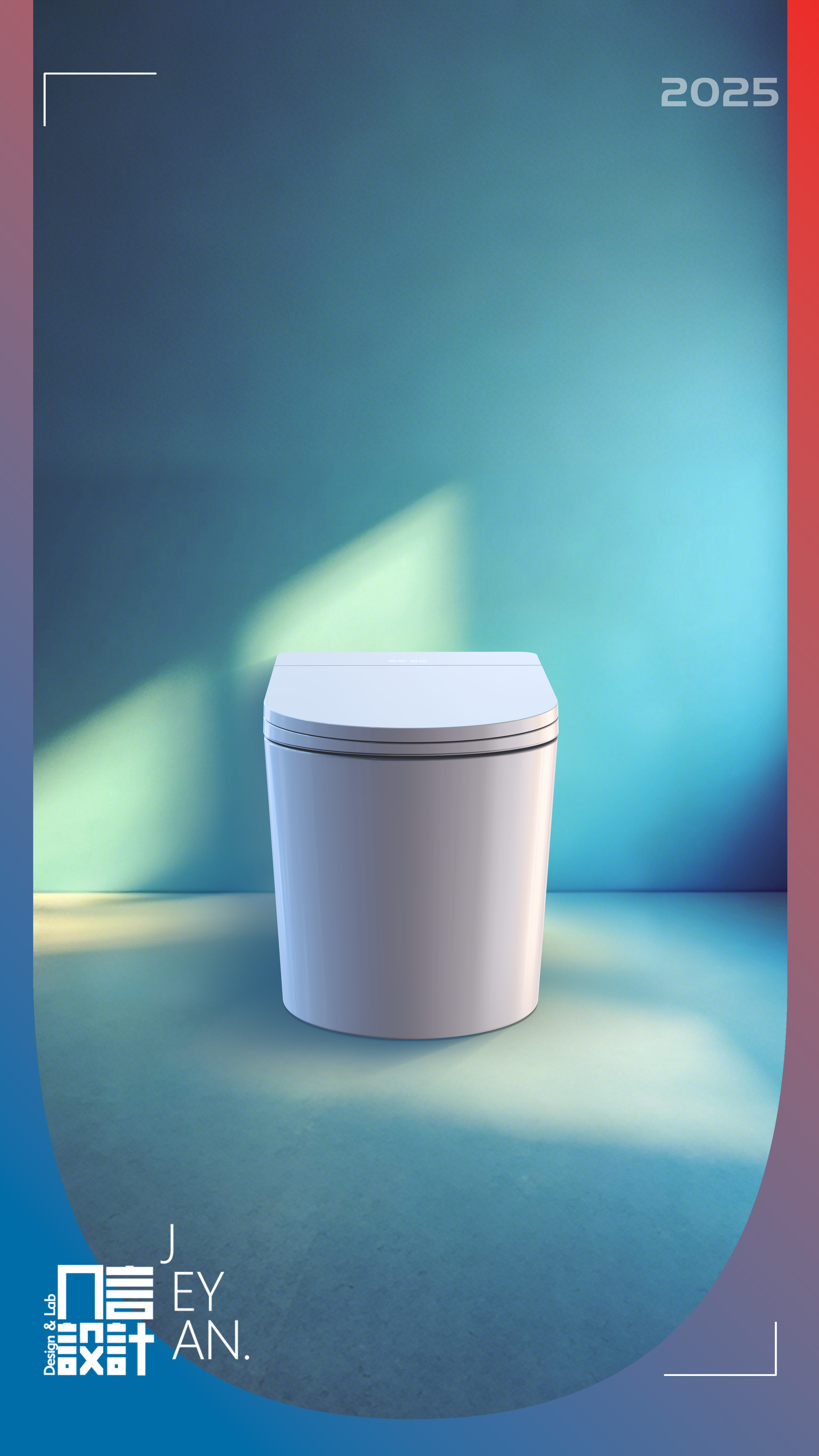 Intelligent toilet，Bathroom design，industrial design，product design，