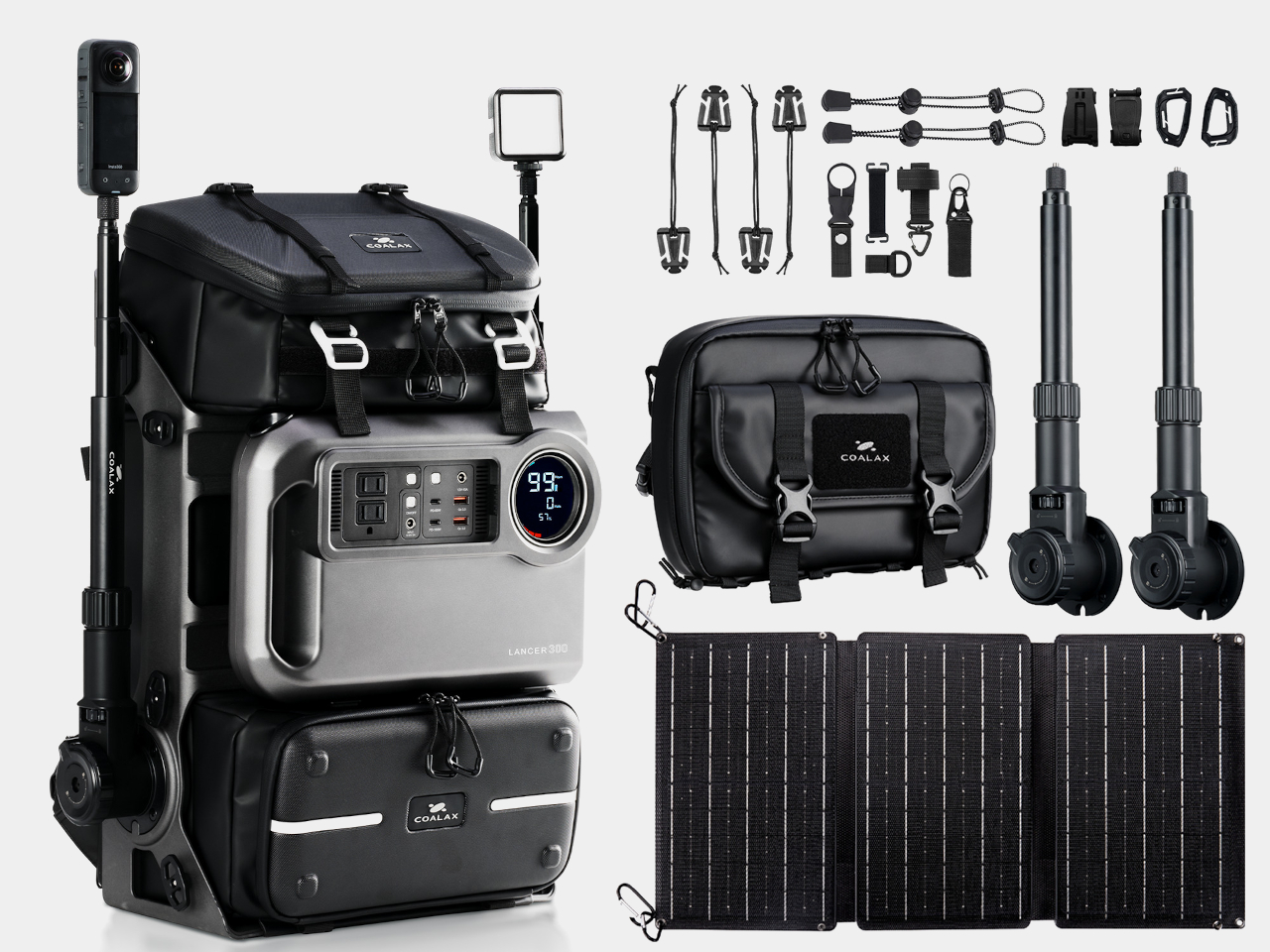 Lancer300，Modular Backpack，Outdoor equipment，Outdoor Backpack，