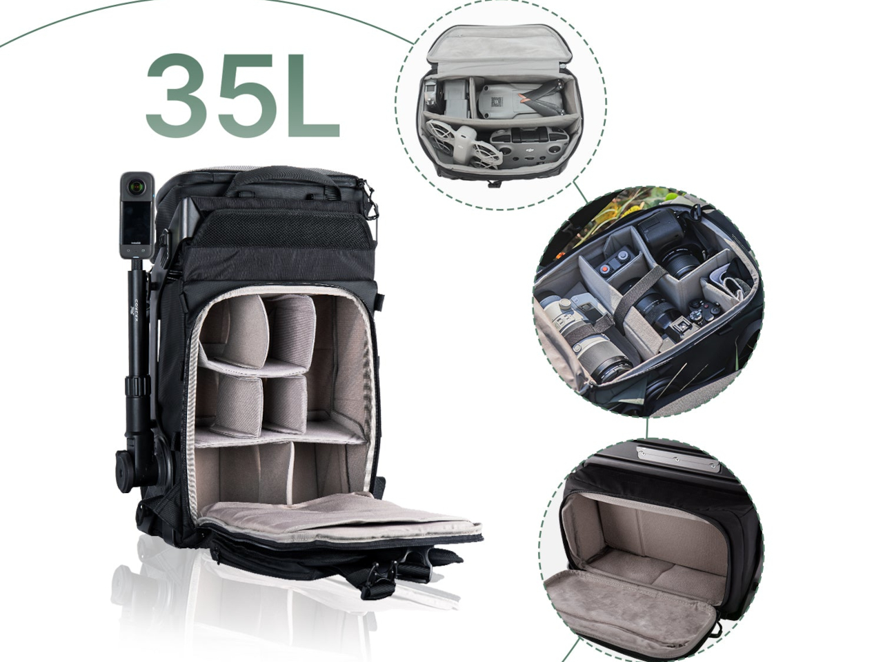 Lancer300，Modular Backpack，Outdoor equipment，Outdoor Backpack，