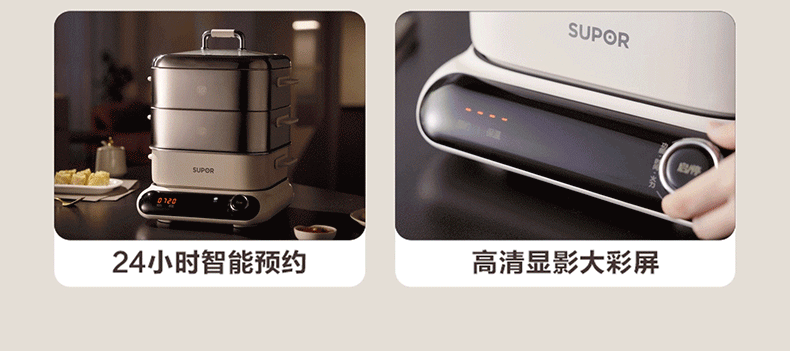 Electric steamer，Kitchen appliances，Multifunctional electric steamer，Home Appliances，