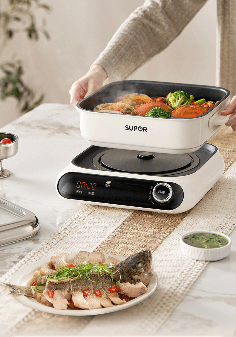 Electric steamer，Kitchen appliances，Multifunctional electric steamer，Home Appliances，