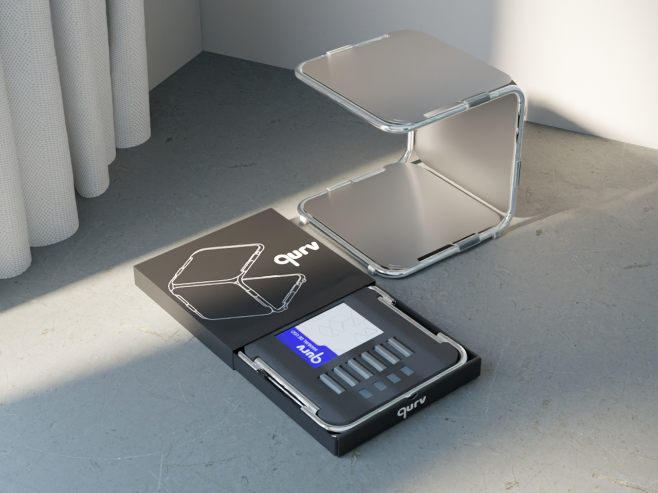 Receive，modularization，Qurv，Rental Artifact，Deformable design，