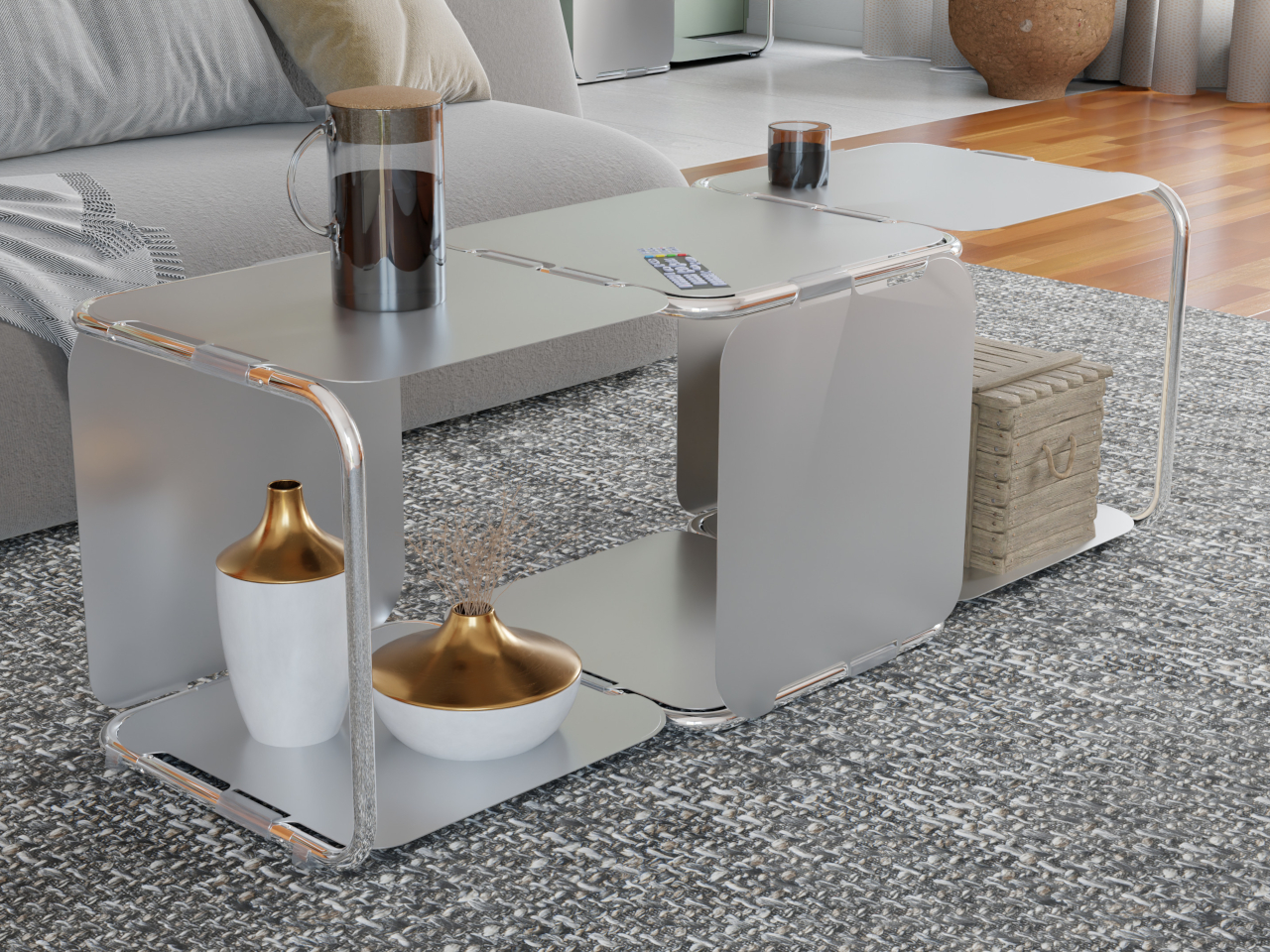 Receive，modularization，Qurv，Rental Artifact，Deformable design，