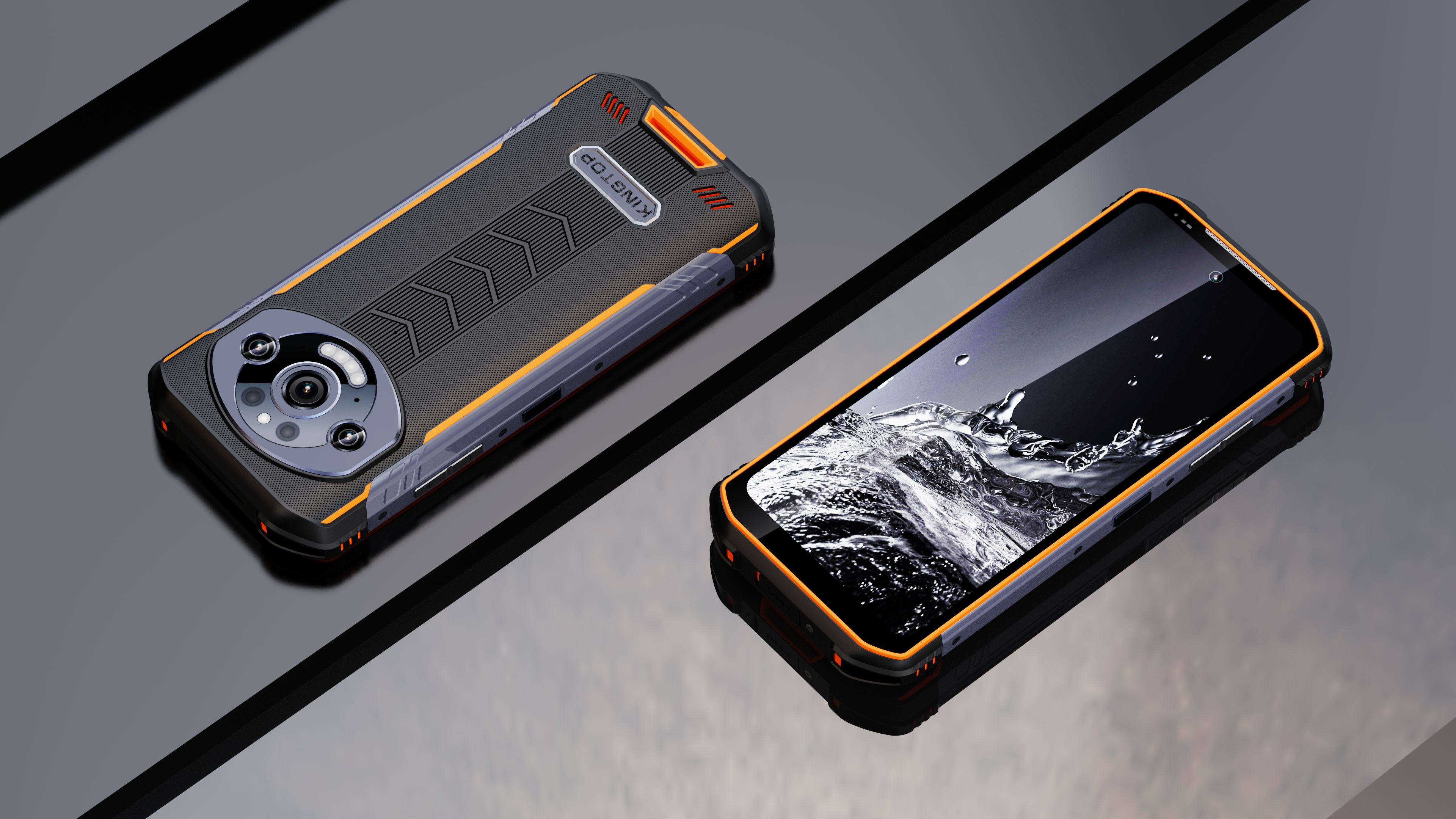 Three prevention mobile phone，product design，hard core aesthetics，