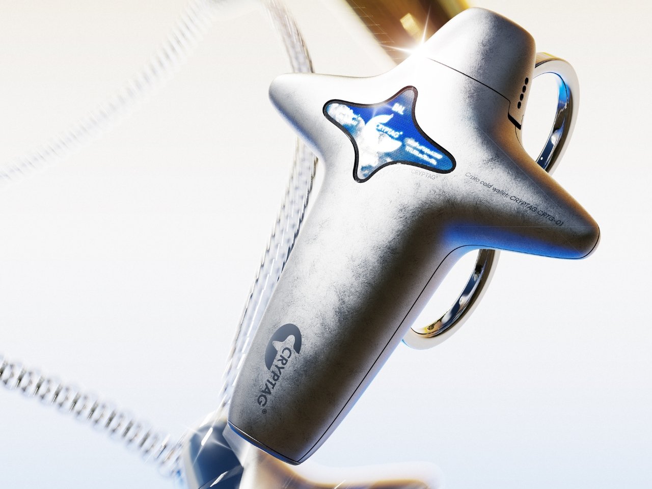 Cryptag，Wearable Crypto Cold Wallet，conceptual design，Digital，