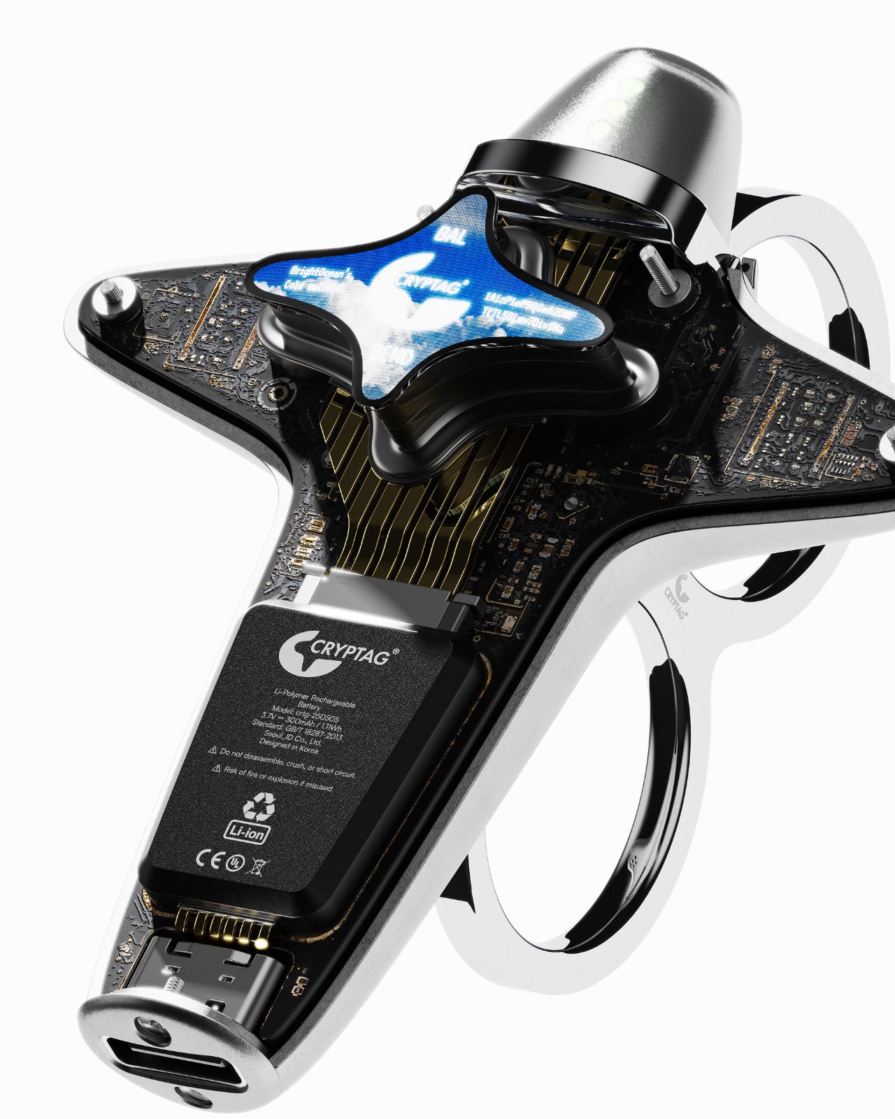 Cryptag，Wearable Crypto Cold Wallet，conceptual design，Digital，