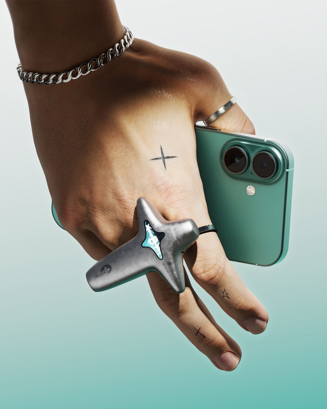 Cryptag，Wearable Crypto Cold Wallet，conceptual design，Digital，