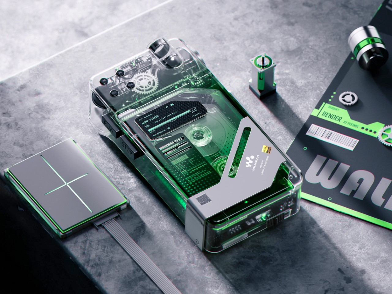 Sony，Digital，Sony Walkman，Concept Recorder，