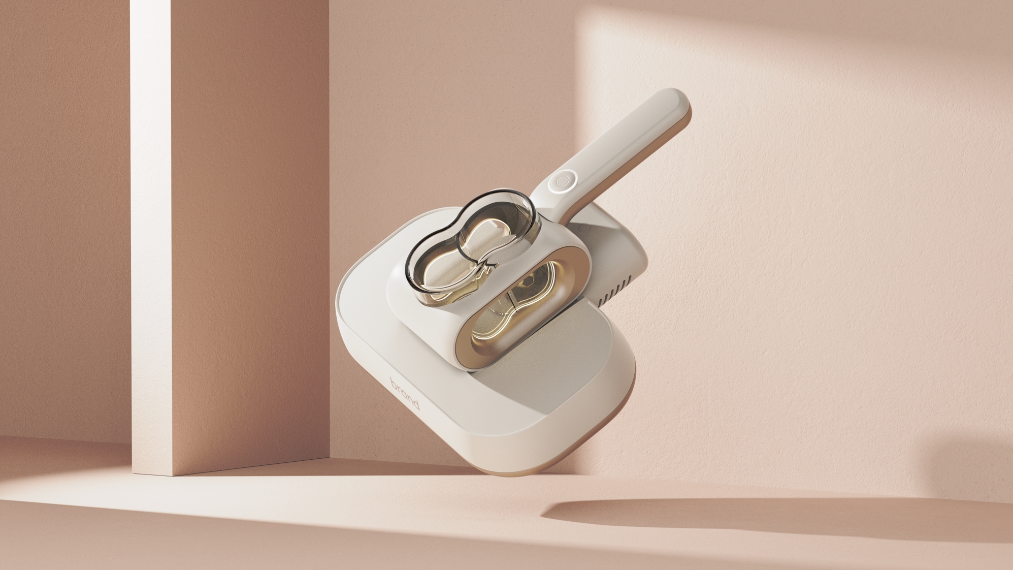 Double cup mite remover，Style Simple，Home style，Innovative design，Small household appliance design，