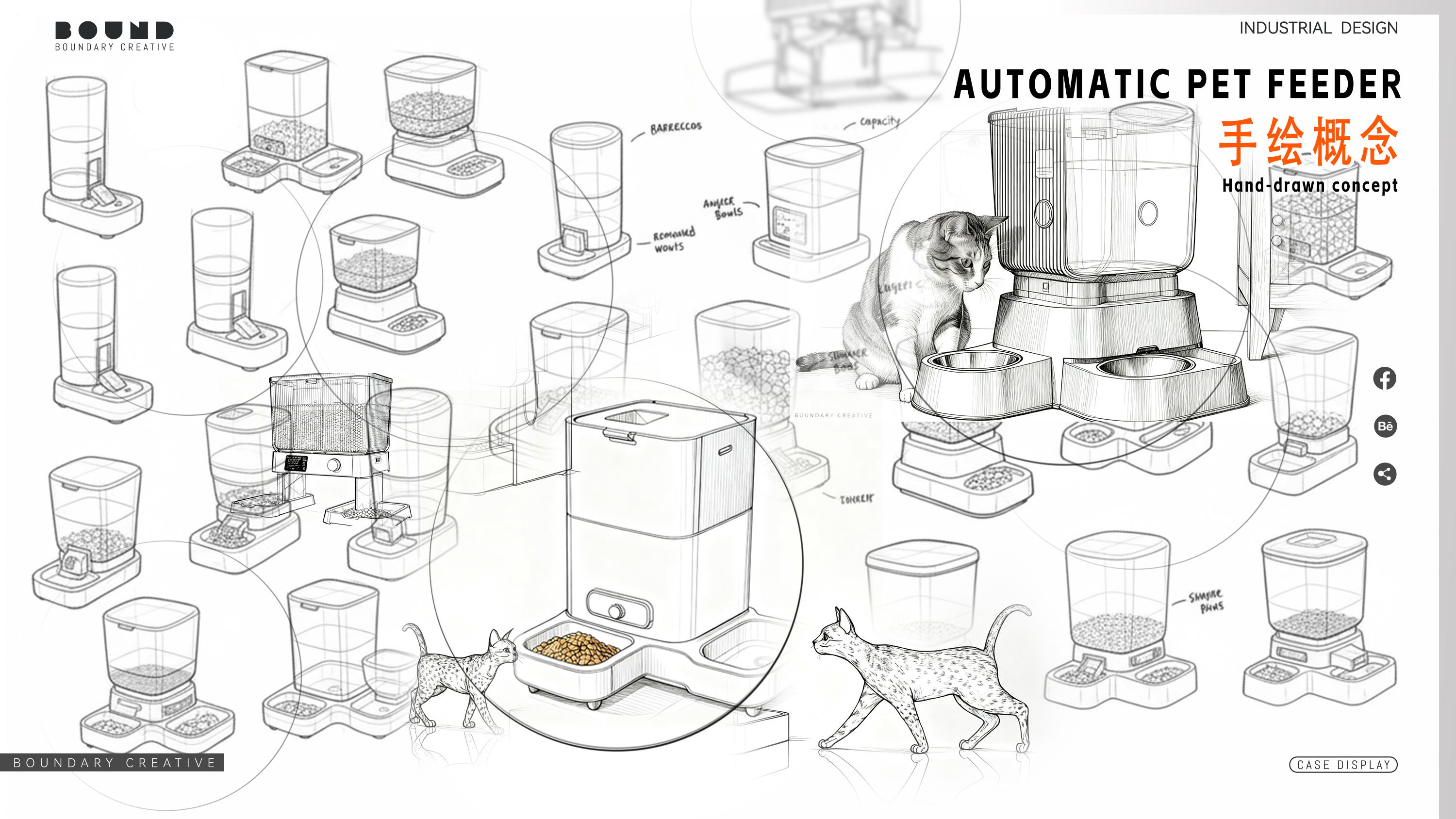 Pet feeder，Pet products design，Pet feeder design，Product appearance design，Pet appliances，Appearance design of pet feeder，Pet product design，Design，