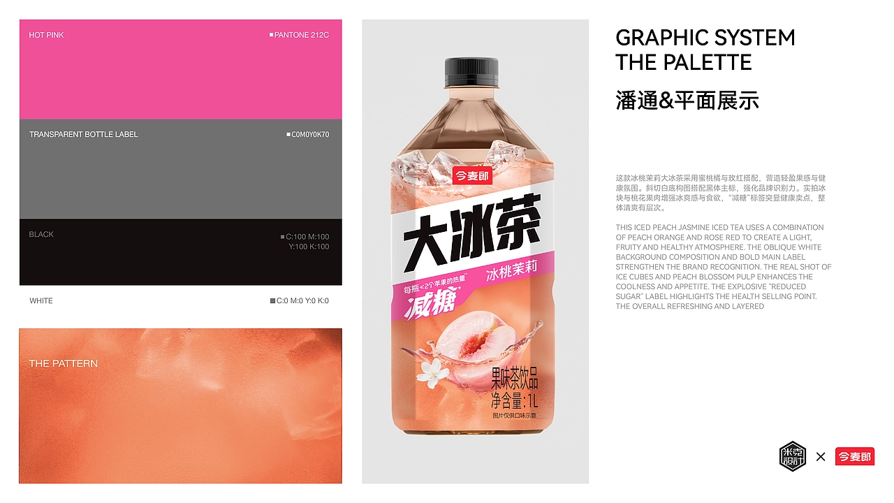 Shanghai Packaging Design Company，Jinmailang，Beverage packaging design，packing design，Big Iced Tea，