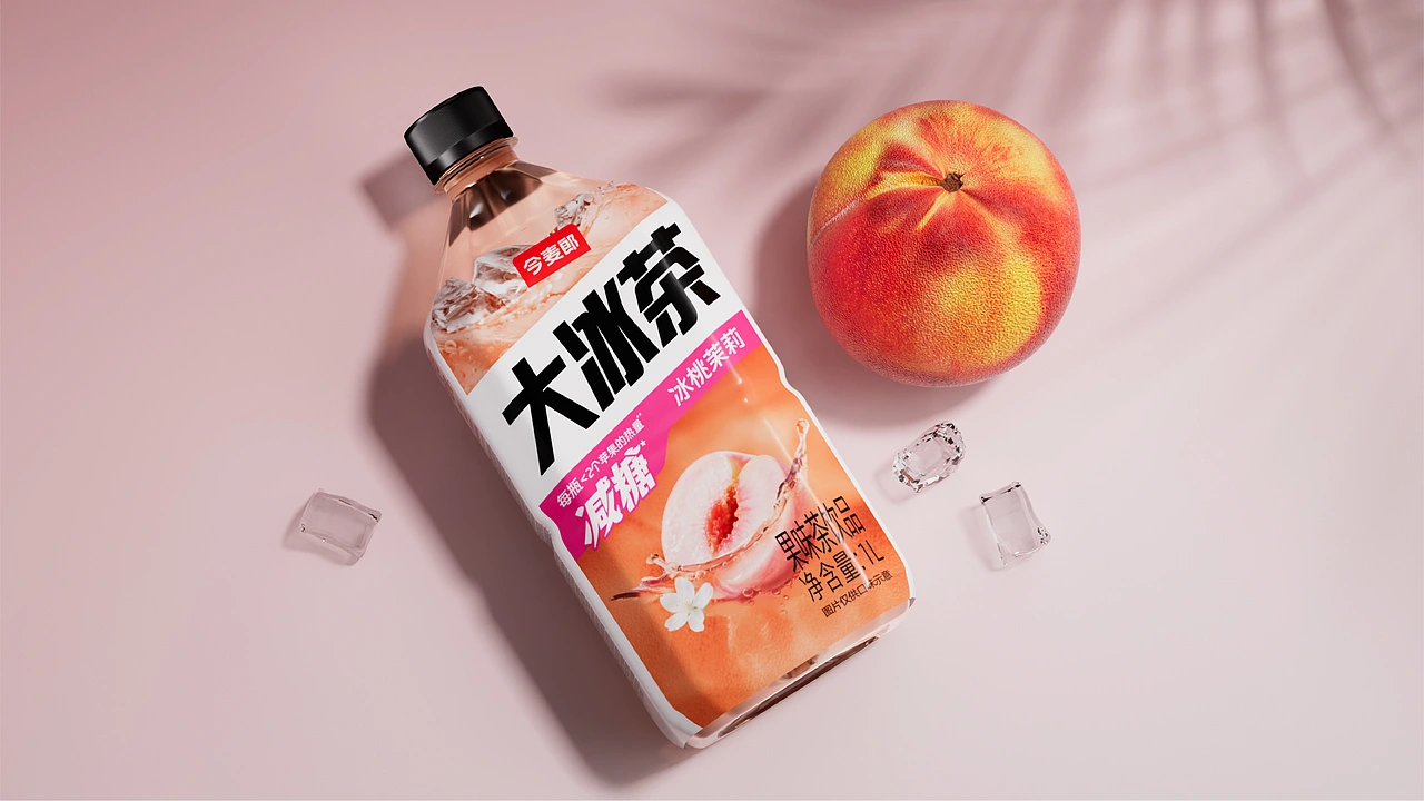 Shanghai Packaging Design Company，Jinmailang，Beverage packaging design，packing design，Big Iced Tea，