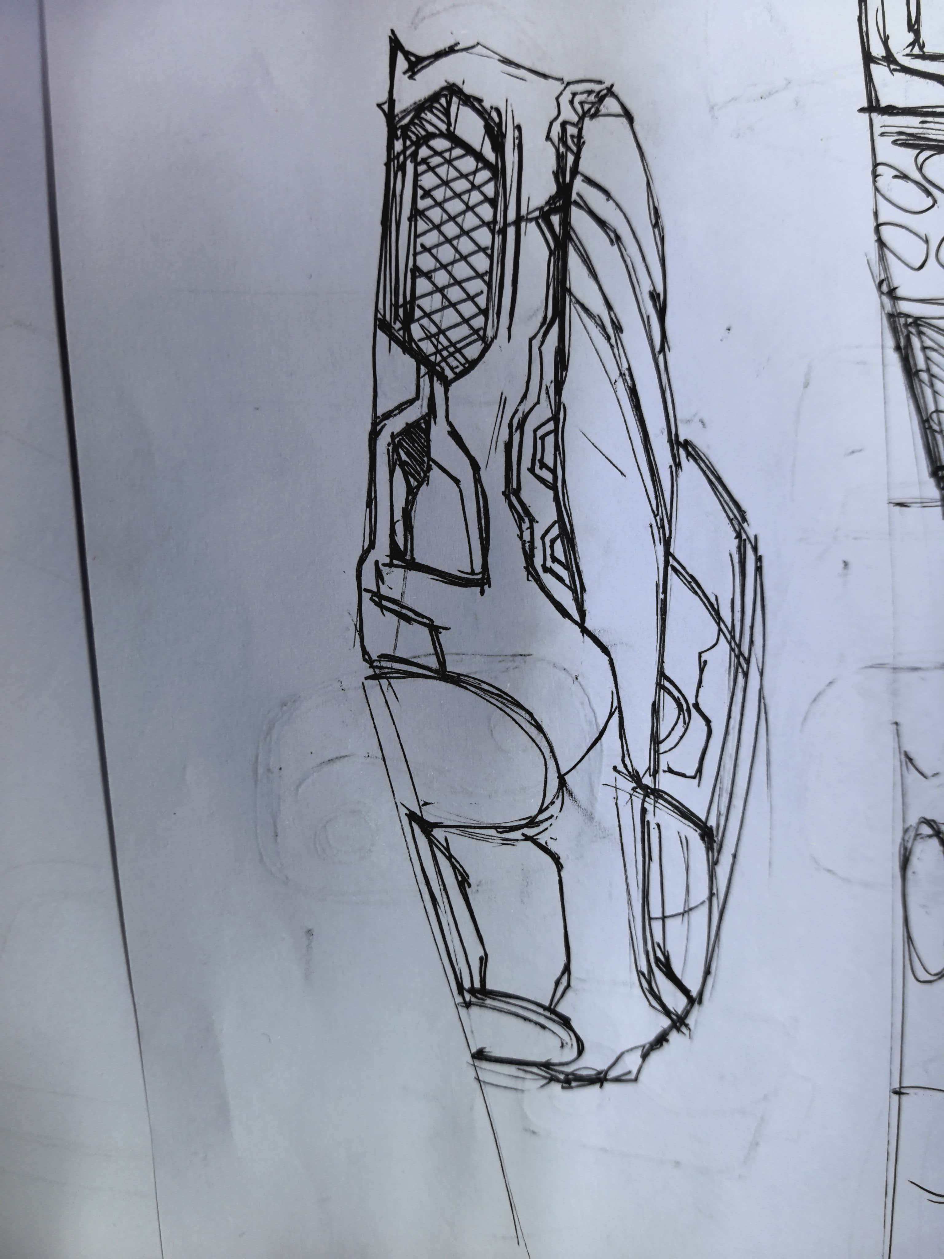 Car hand-painted, AI rendering, renderings，