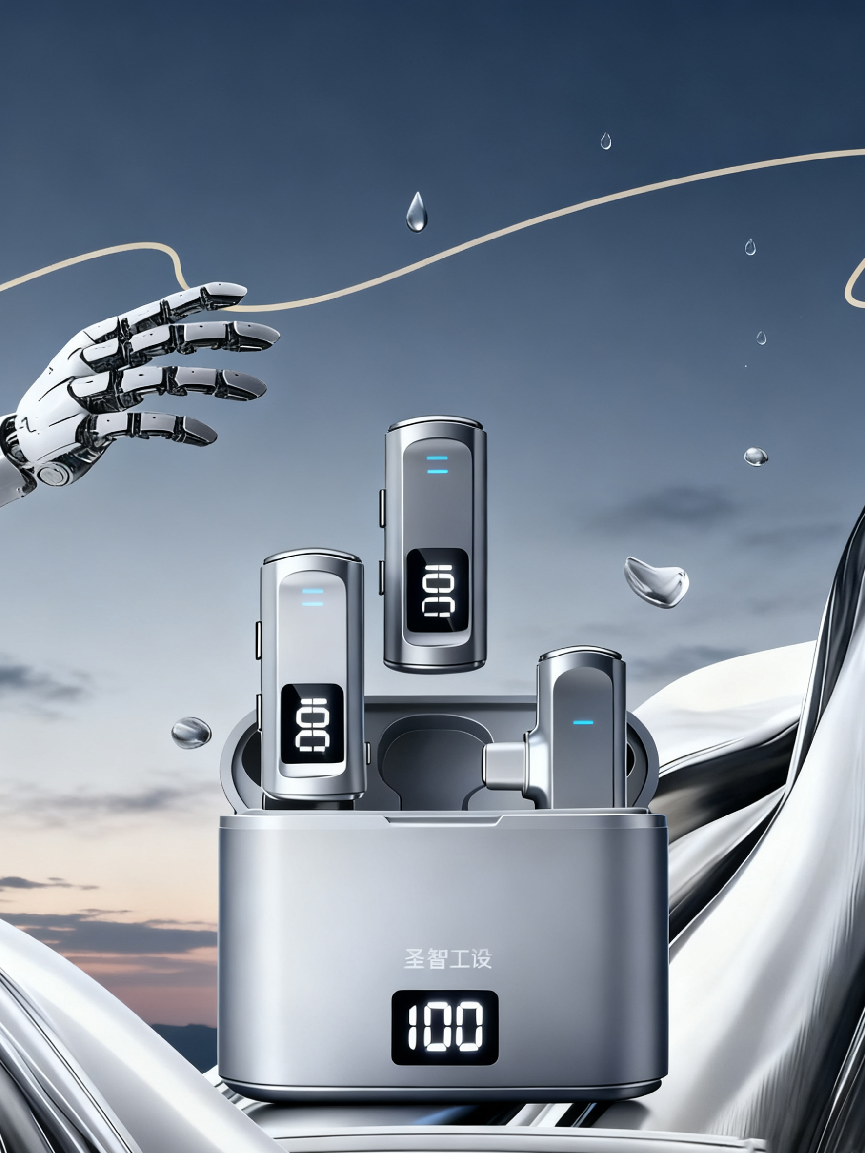 industrial design，Structural design，Appearance design，Headset compartment，