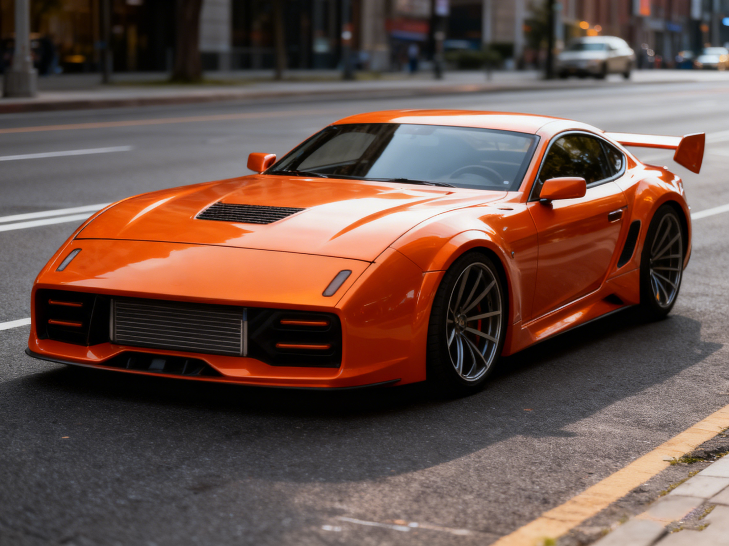 Car Sketch, AI Color, Vehicle, Car Design，