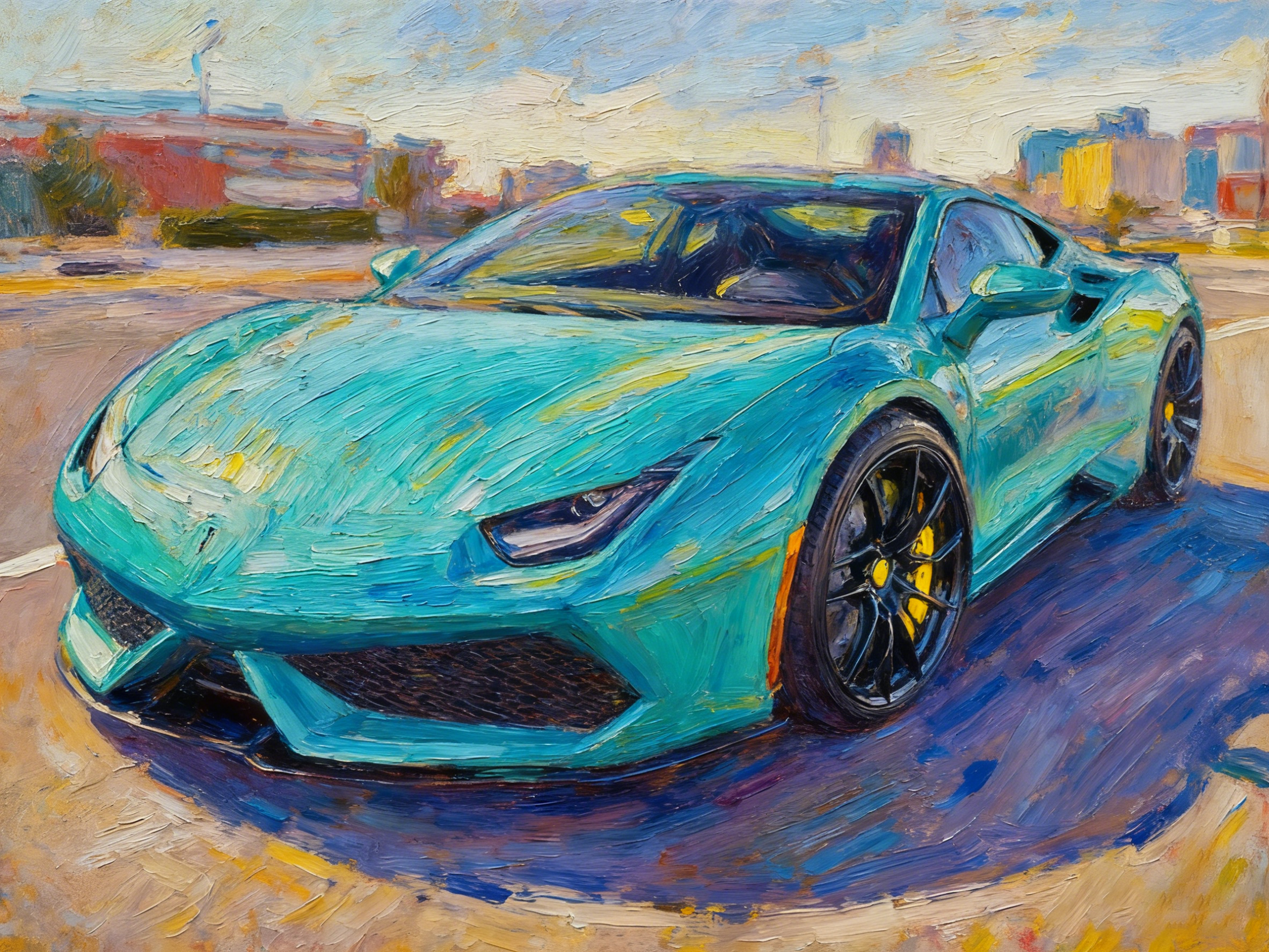 Car Sketch, AI Color, Vehicle, Car Design，