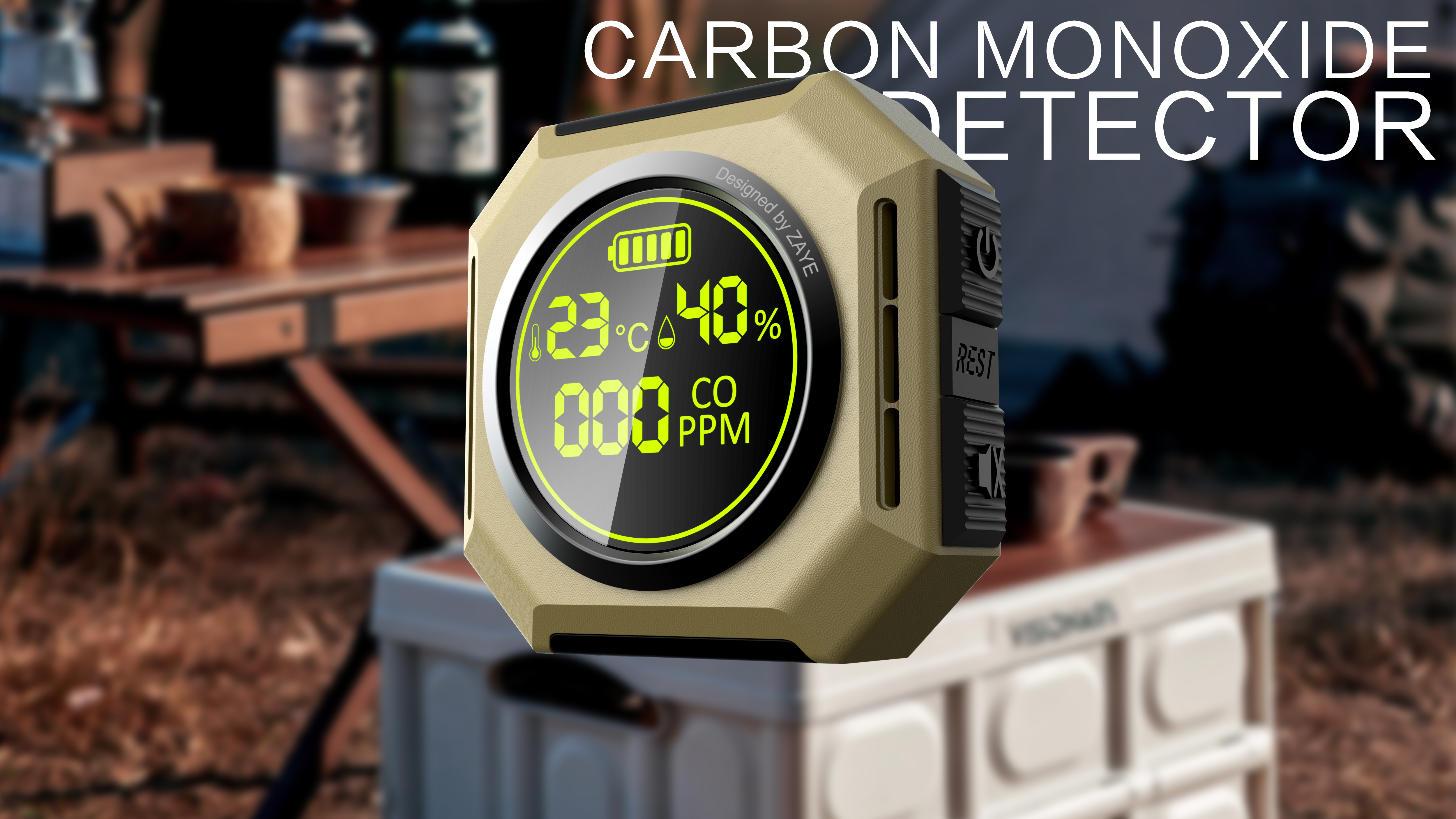 a burglar alarm，Carbon Monoxide Alarm ，fire alarm，