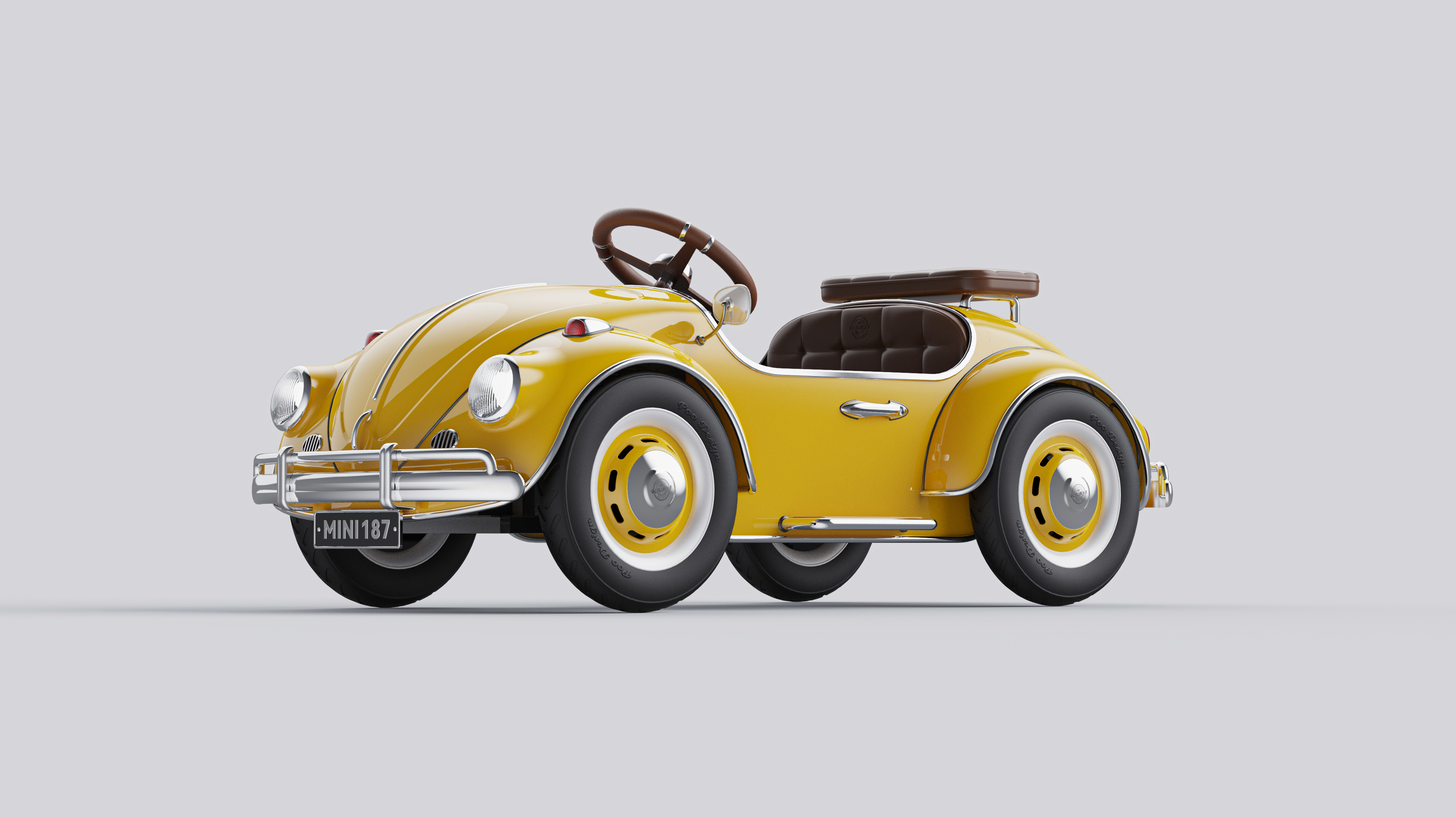 industrial design，product design，Children's car design，Retro toy car，Mini simulation car，Beetle modeling，High-value stroller，Niche stroller，