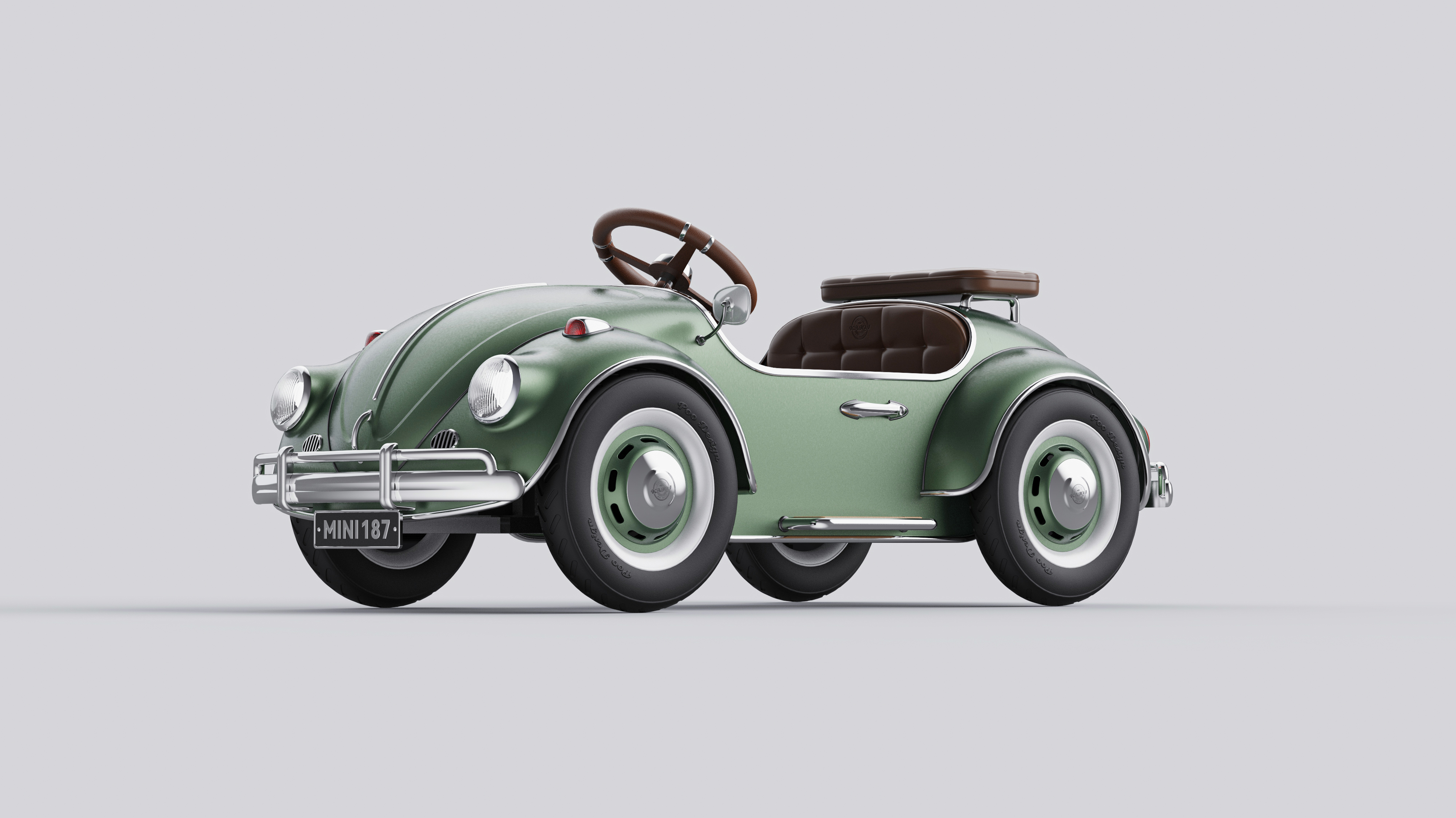 industrial design，product design，Children's car design，Retro toy car，Mini simulation car，Beetle modeling，High-value stroller，Niche stroller，