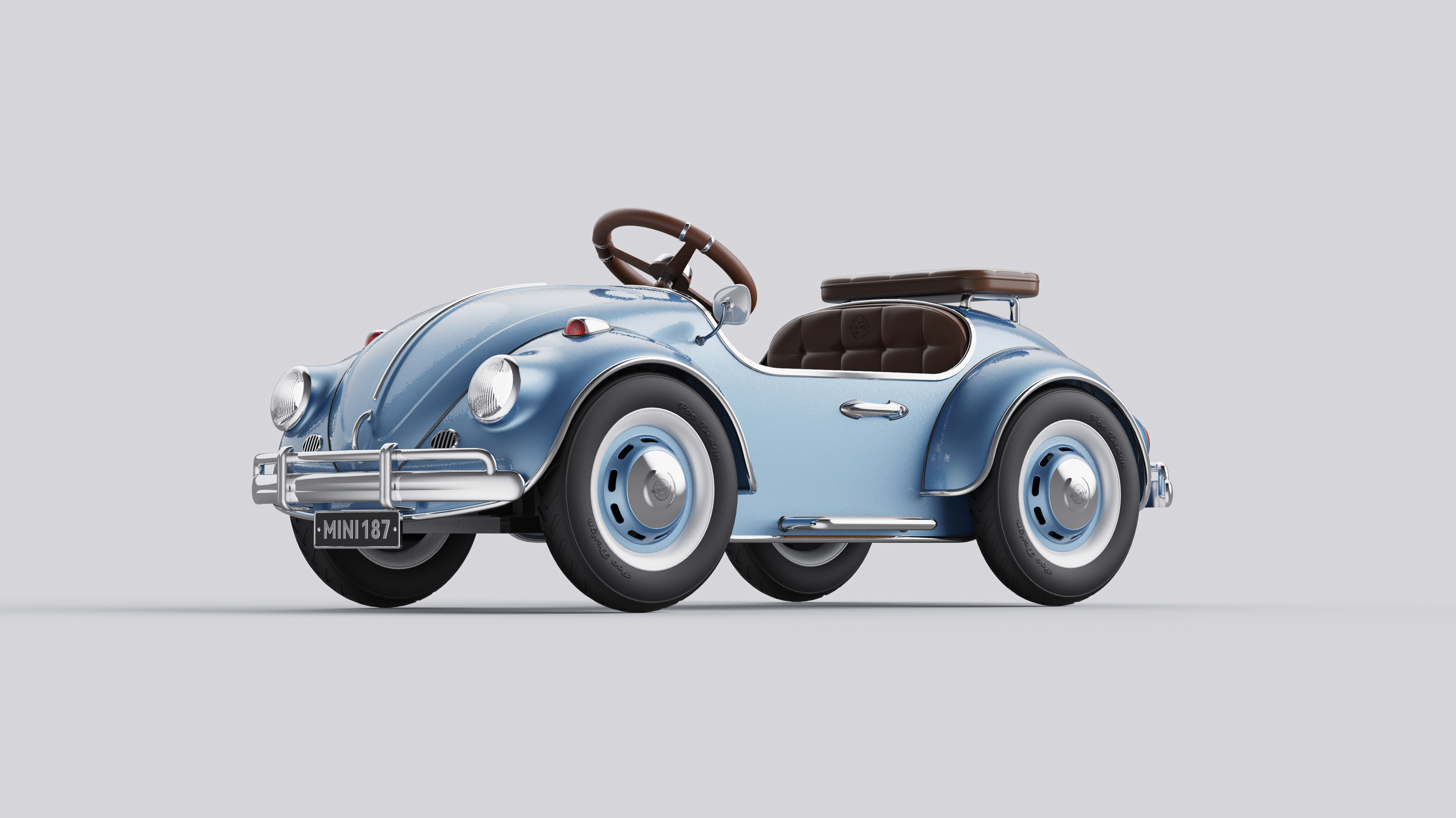 industrial design，product design，Children's car design，Retro toy car，Mini simulation car，Beetle modeling，High-value stroller，Niche stroller，