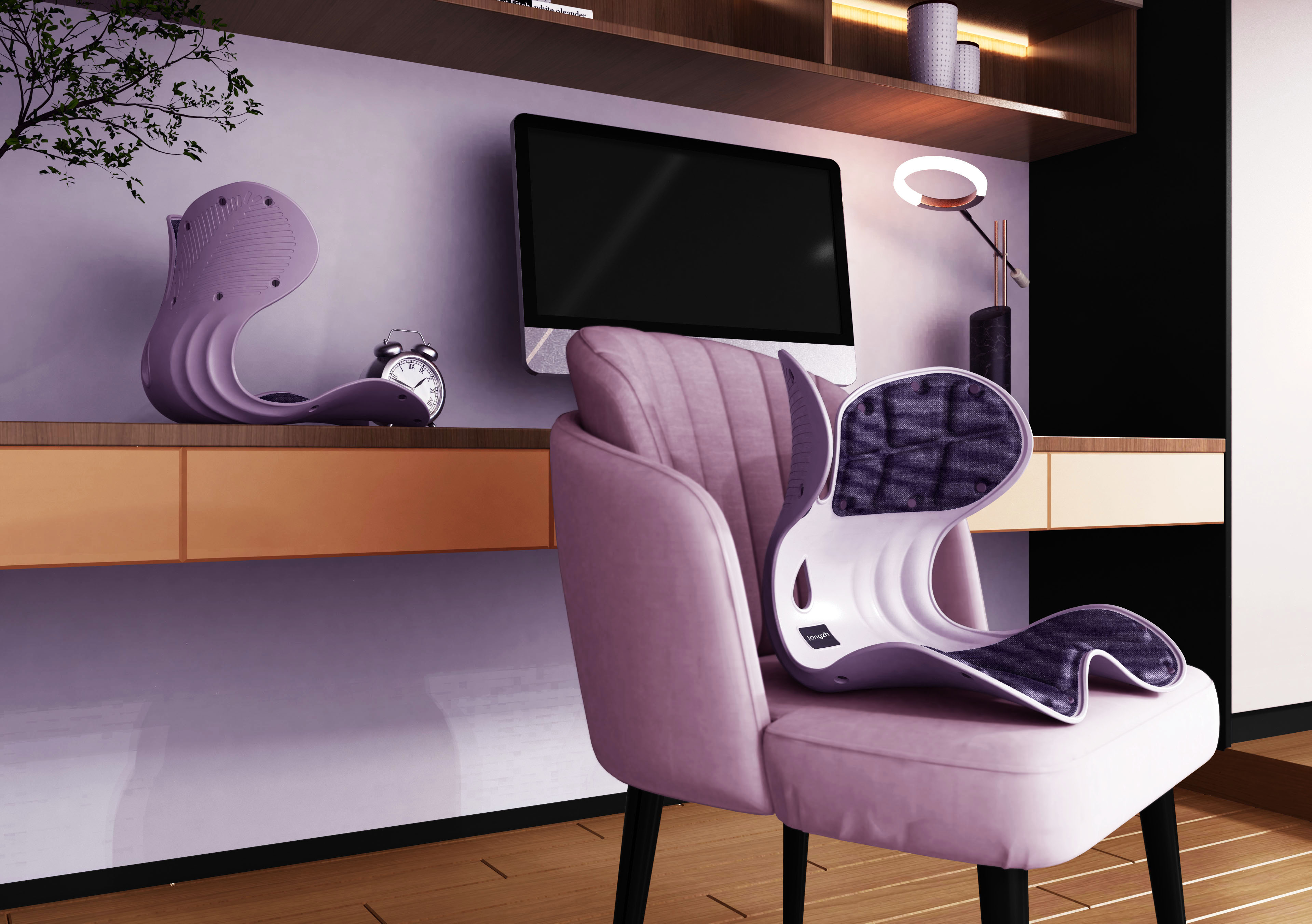 Waist support design，Waist，Waist protection，furniture design ，chair，