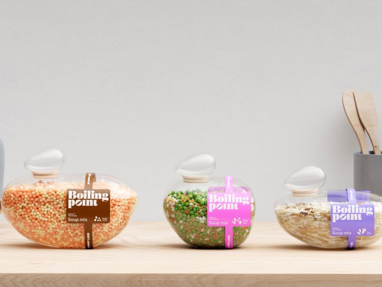 Boiling Point Packing，Recyclable，No plastic，Concept Packaging，