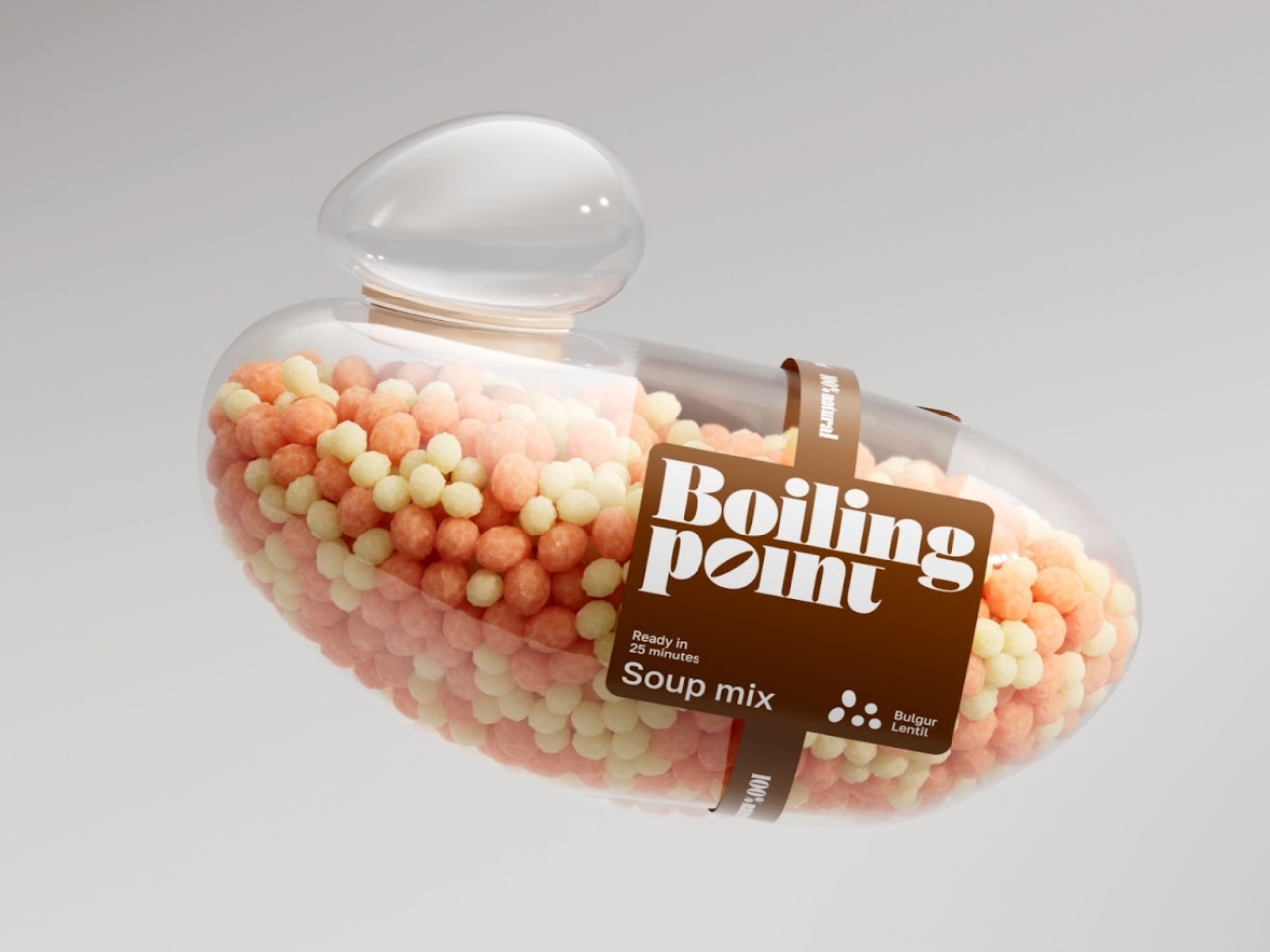 Boiling Point Packing，Recyclable，No plastic，Concept Packaging，
