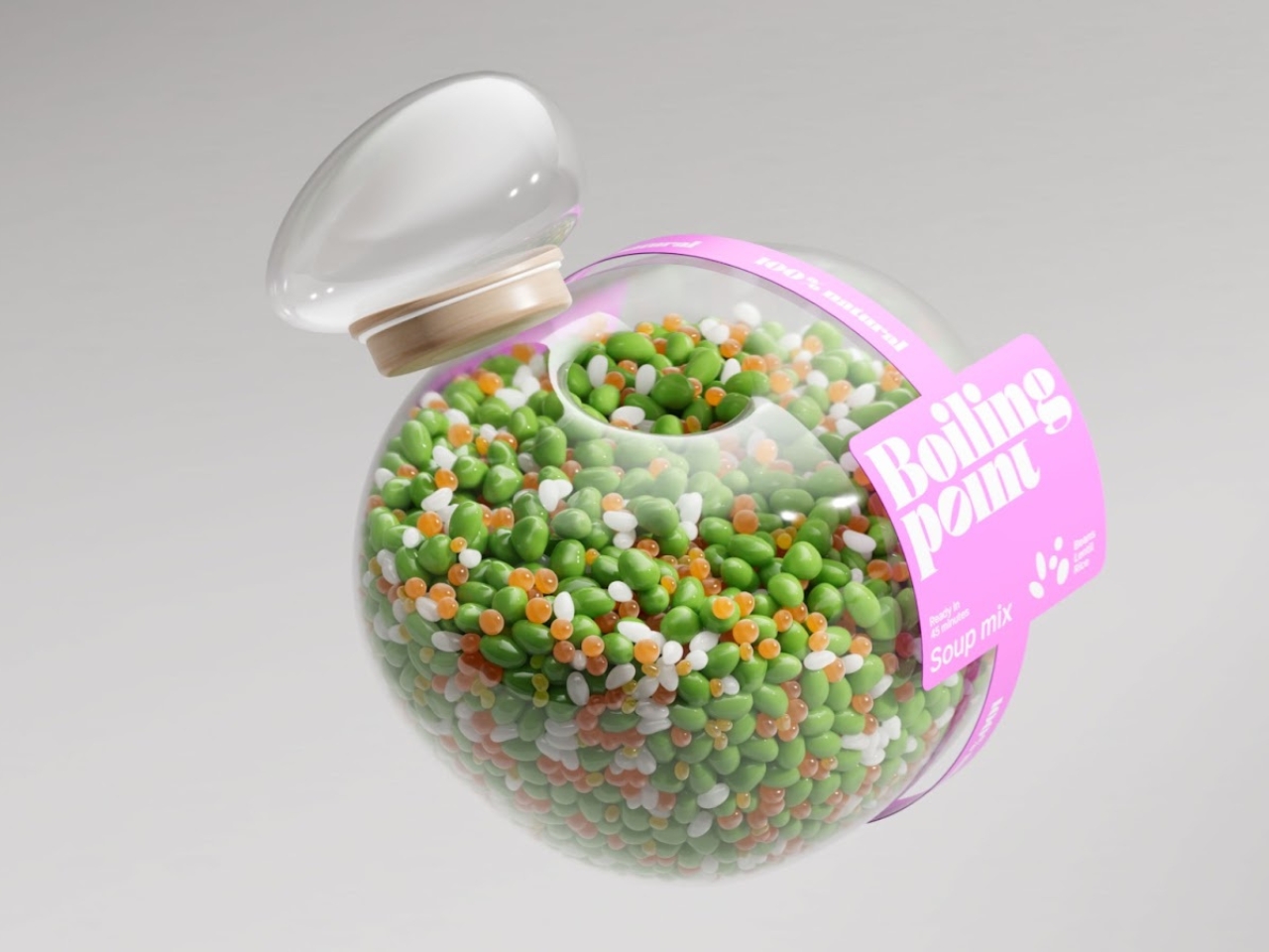 Boiling Point Packing，Recyclable，No plastic，Concept Packaging，