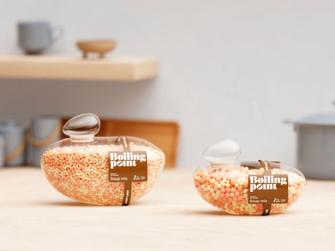 Boiling Point Packing，Recyclable，No plastic，Concept Packaging，