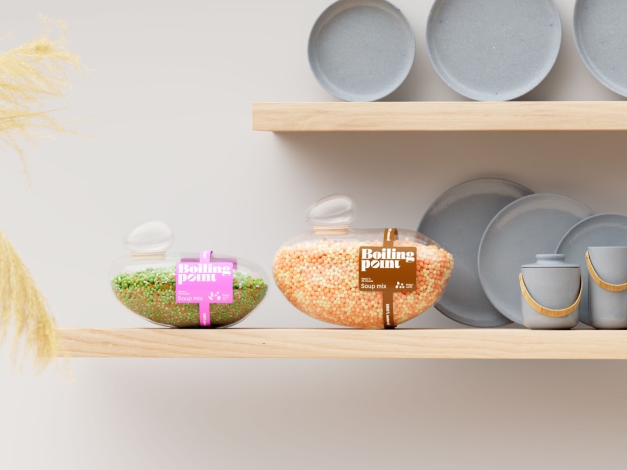 Boiling Point Packing，Recyclable，No plastic，Concept Packaging，