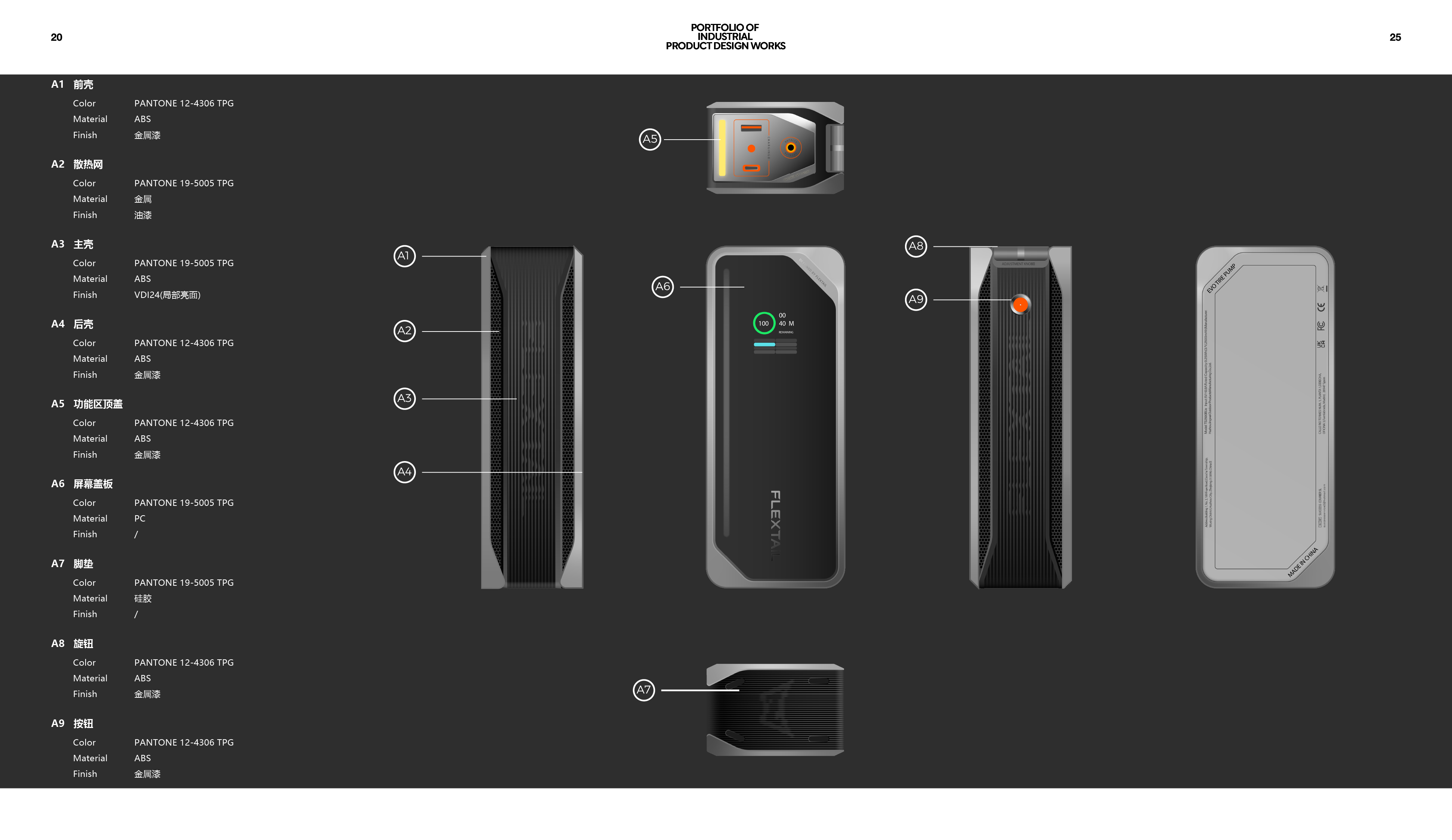 PI design, product line induction, air pump, industrial design，
