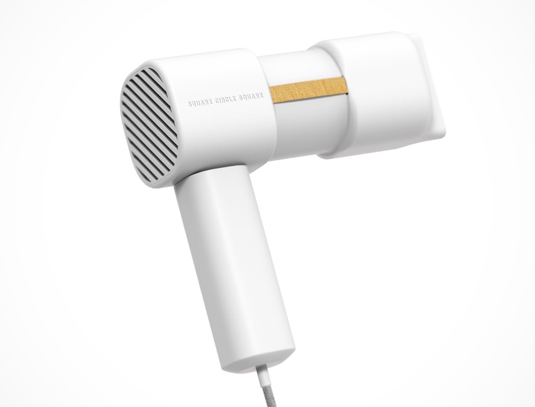 white，black，an electric appliance，SQUARE CIRCLE，hair drier，