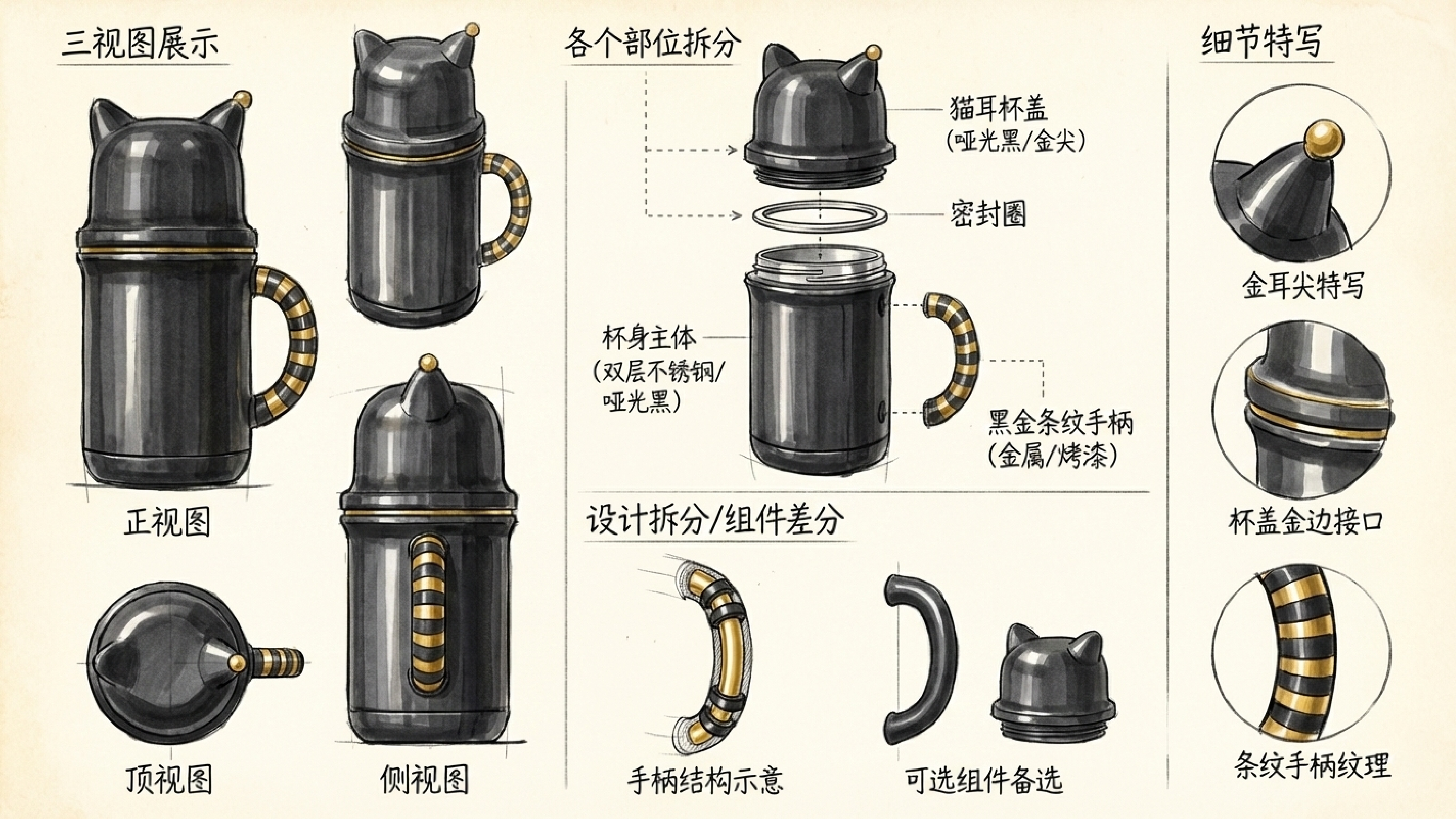 Water cup，vacuum cup，product design，Mother baby design，