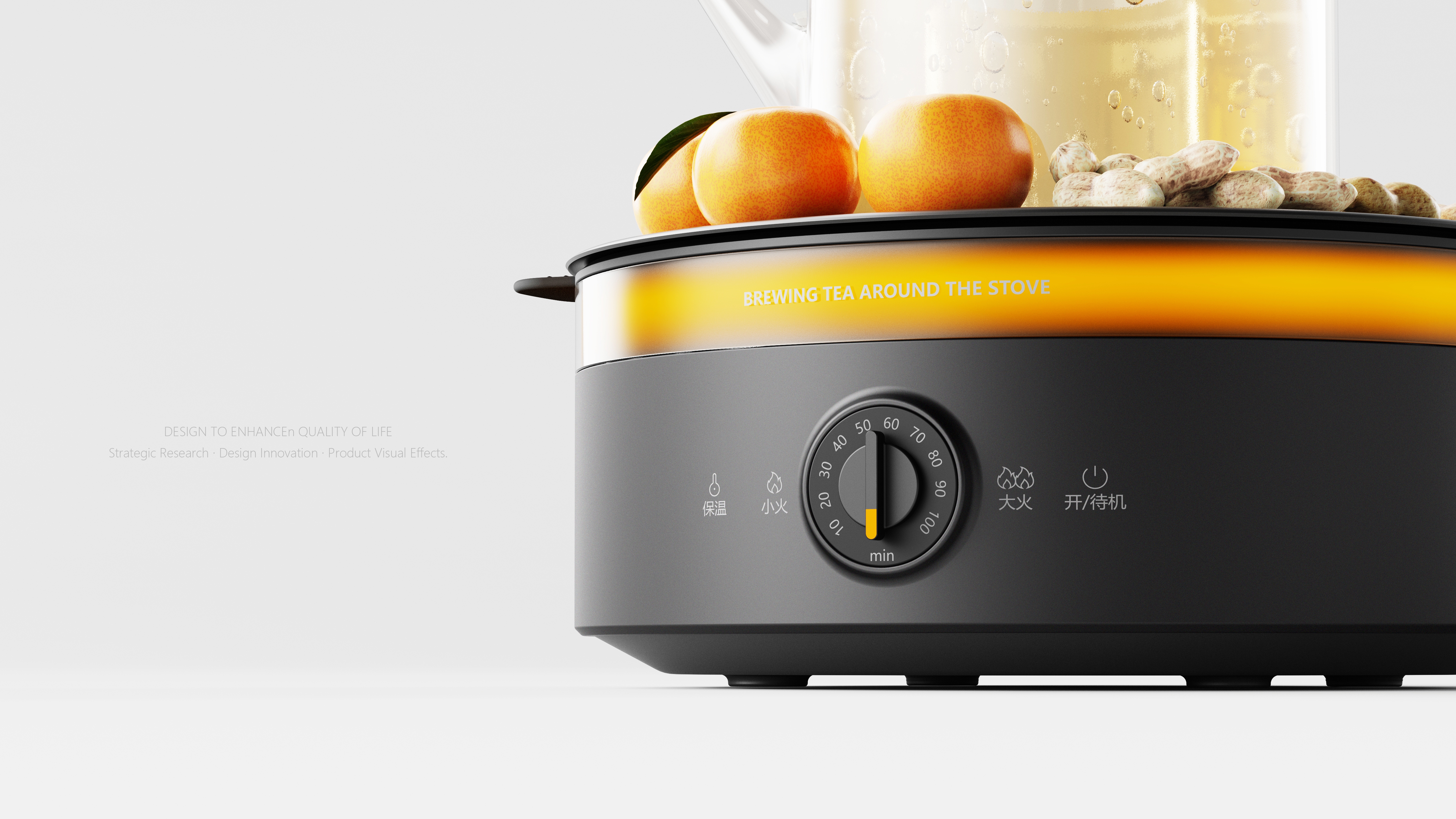 Enclose the stove to make tea, electric ceramic stove，